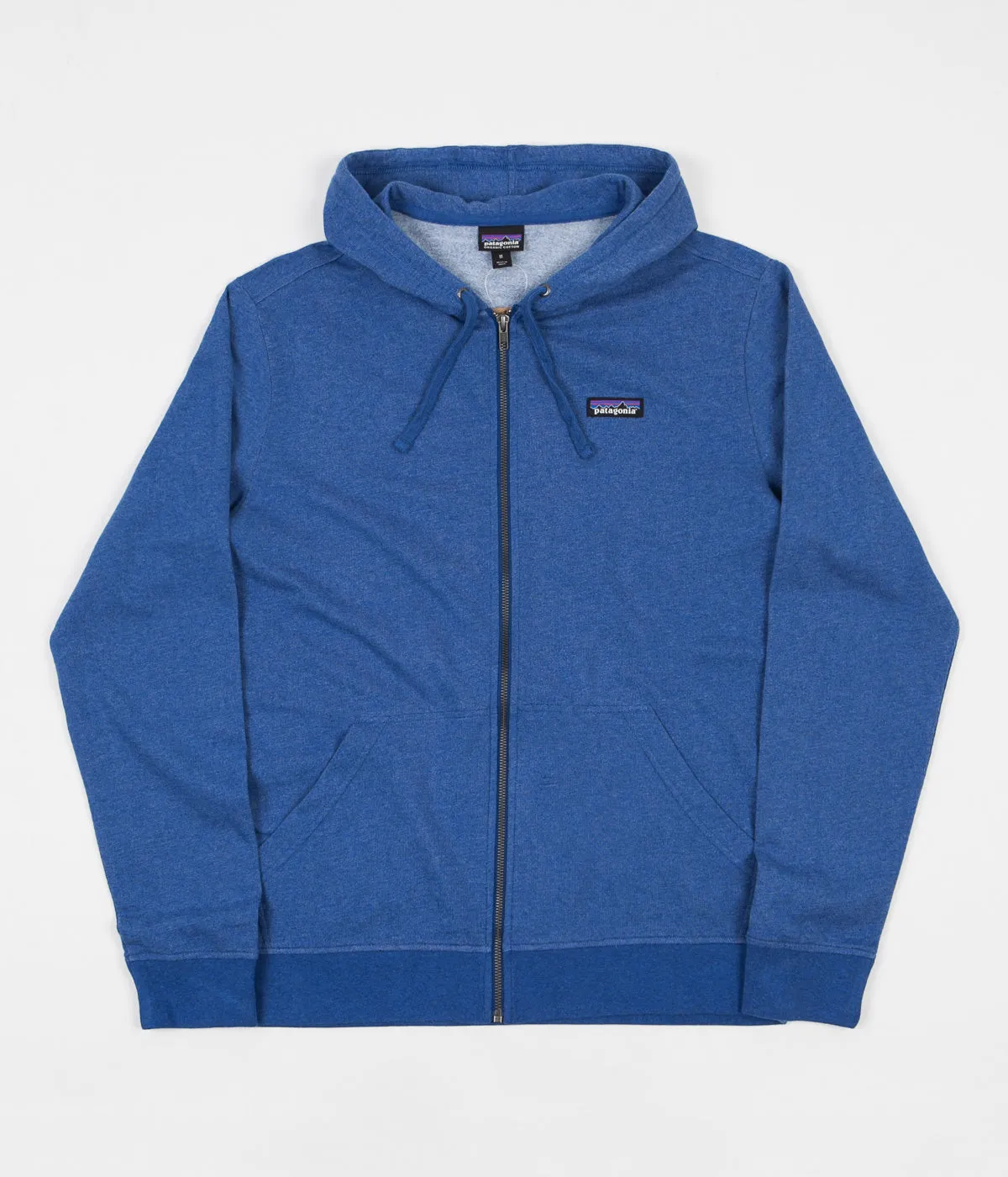 Patagonia P-6 Label Lightweight Full-Zip Hoodie - Superior Blue