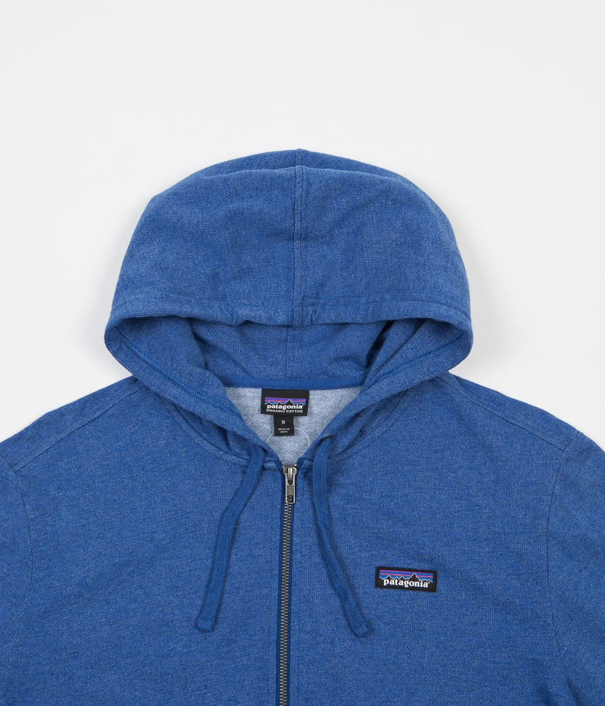 Patagonia P-6 Label Lightweight Full-Zip Hoodie - Superior Blue