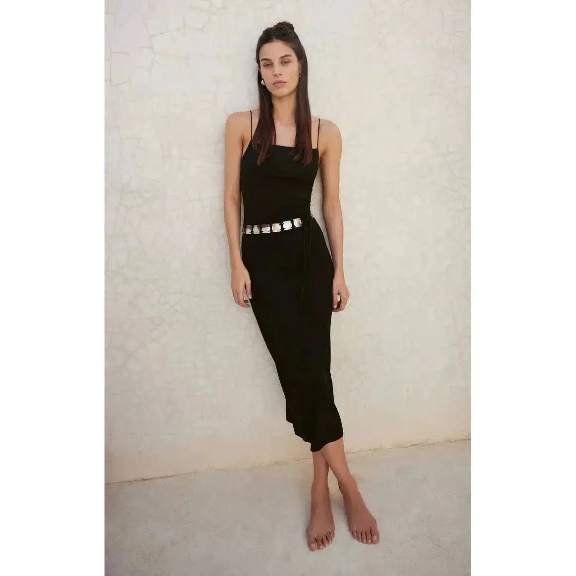 PAULINA SO SMOOTH MIDI DRESS