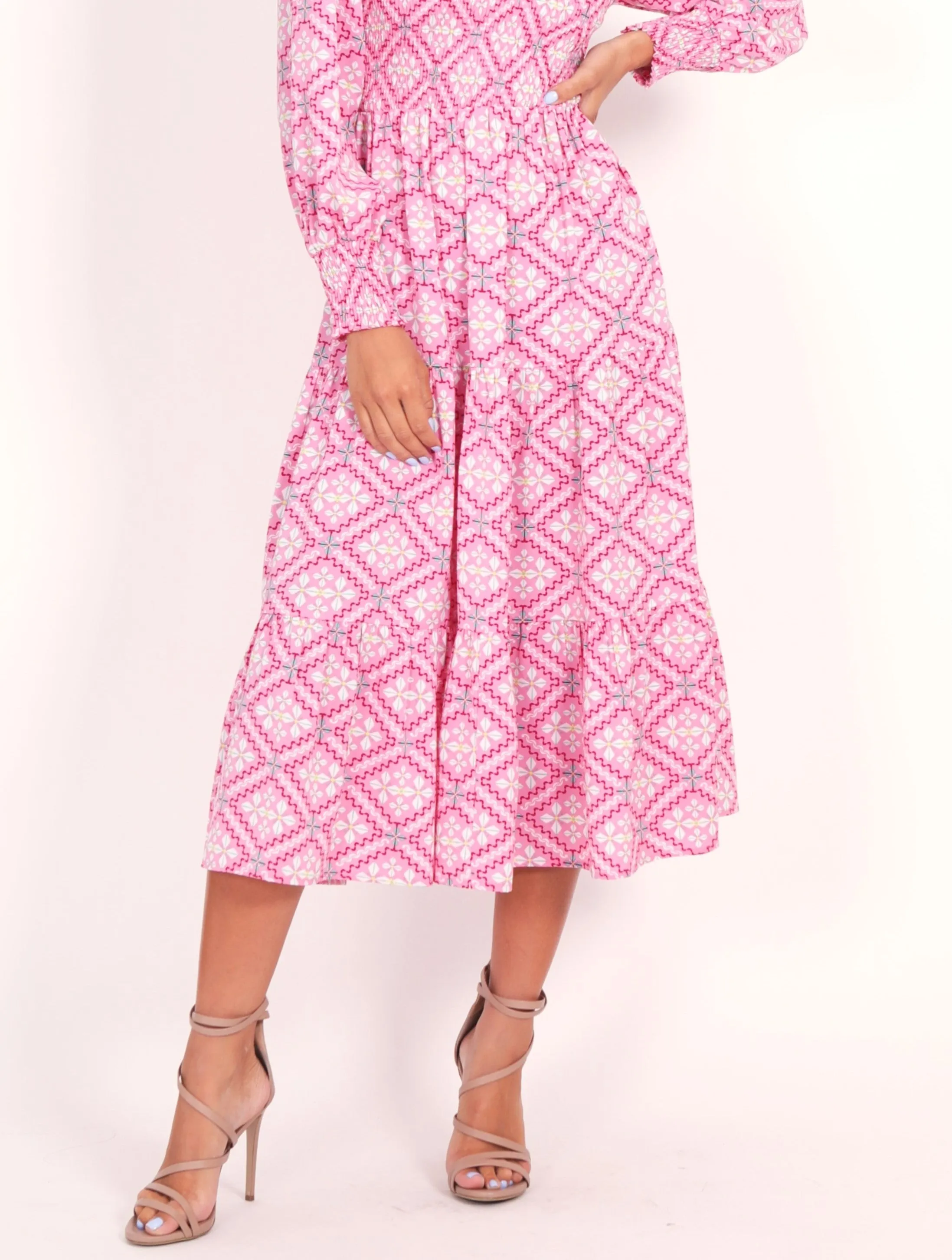 Phoenix Dress - Retro Pink