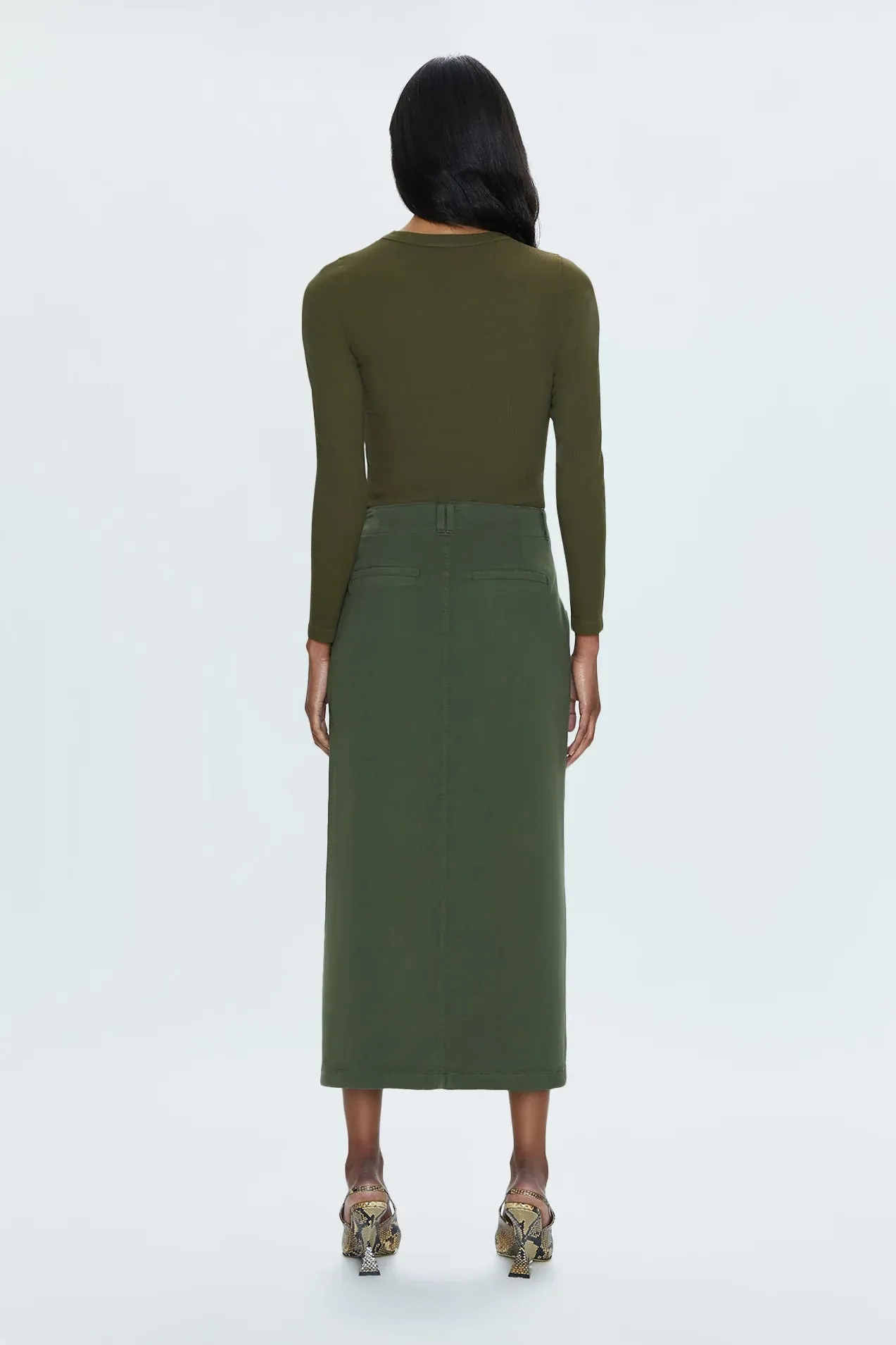 PISTOLA - PAMELA SKIRT HIGH RISE UTILITY SKIRT ADMIRAL