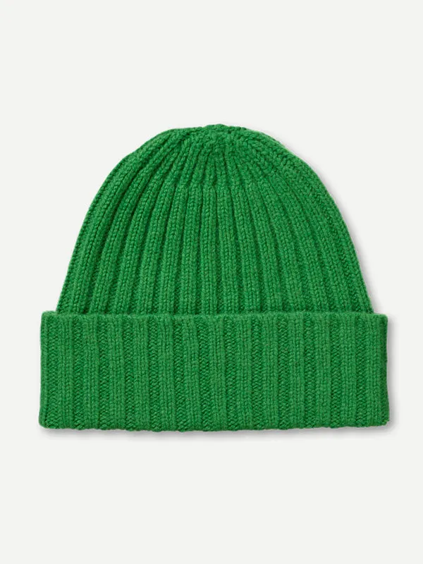 PLAIN RIBBED HAT OATMEAL