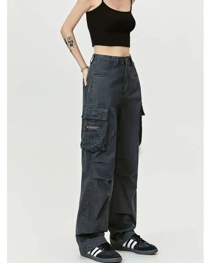 Pleated Fade Cargo Pants