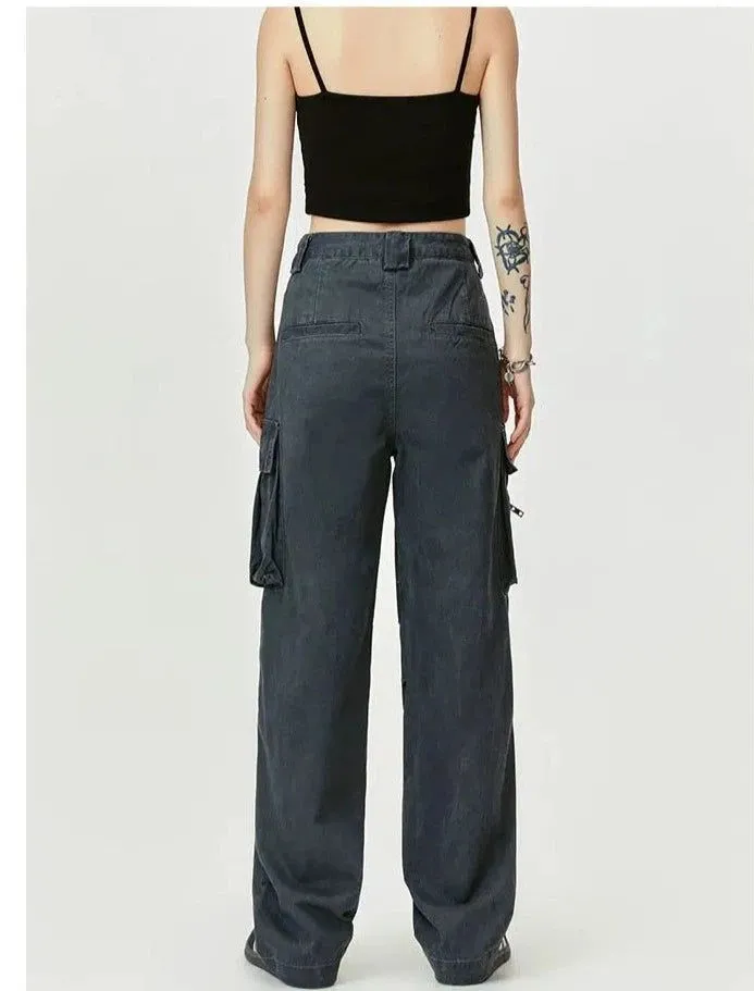 Pleated Fade Cargo Pants