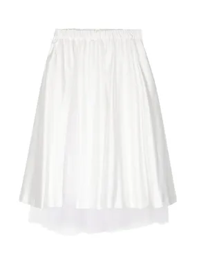 Polyester Satin Nylon Tulle Skirt