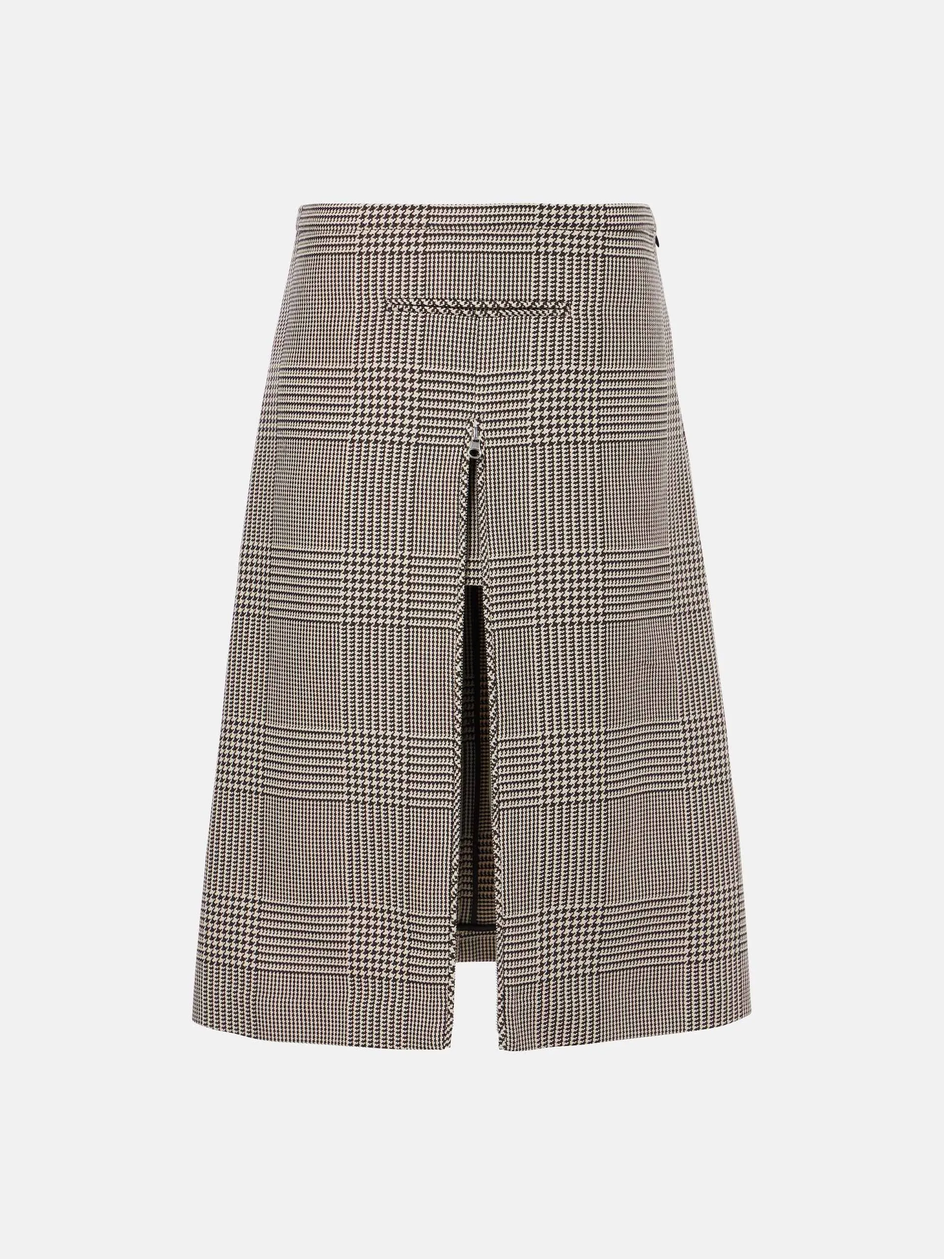 Prince of Wales midi skirt
