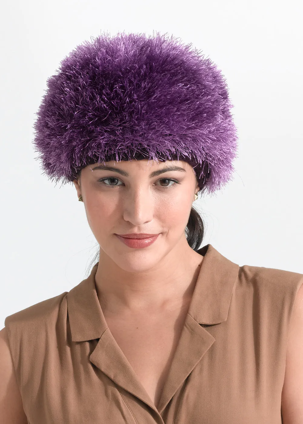Purple Haze Beret (Knit)