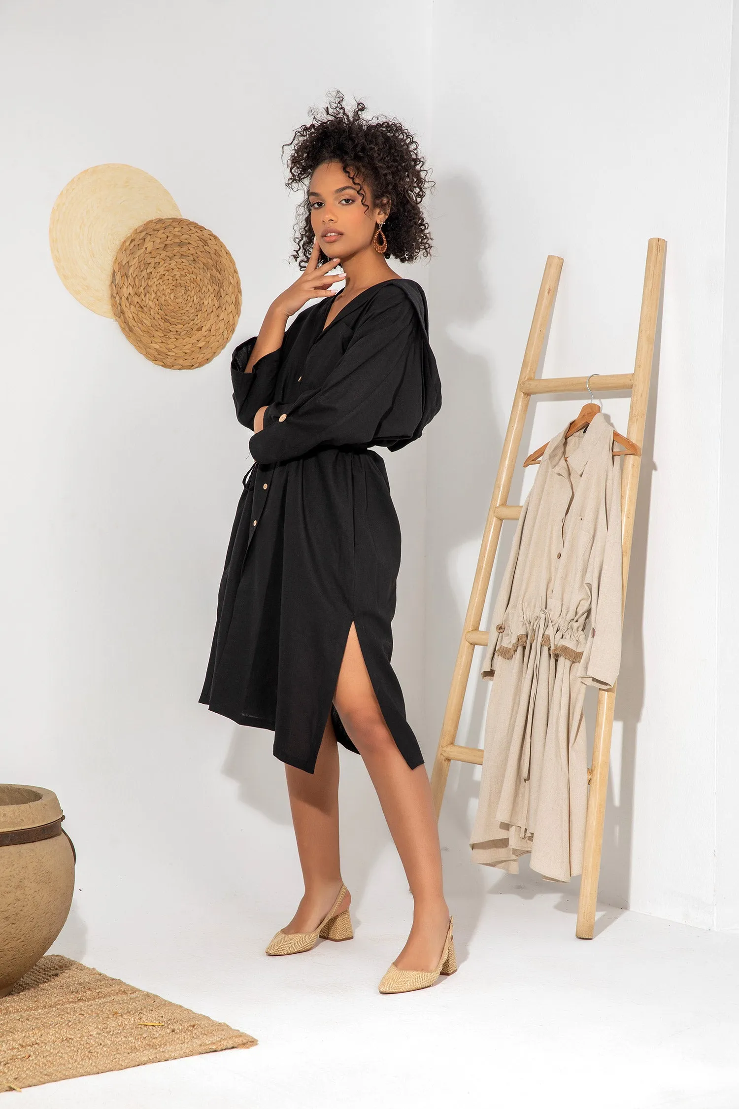 Rapo Linen Skirt - Kei Dress
