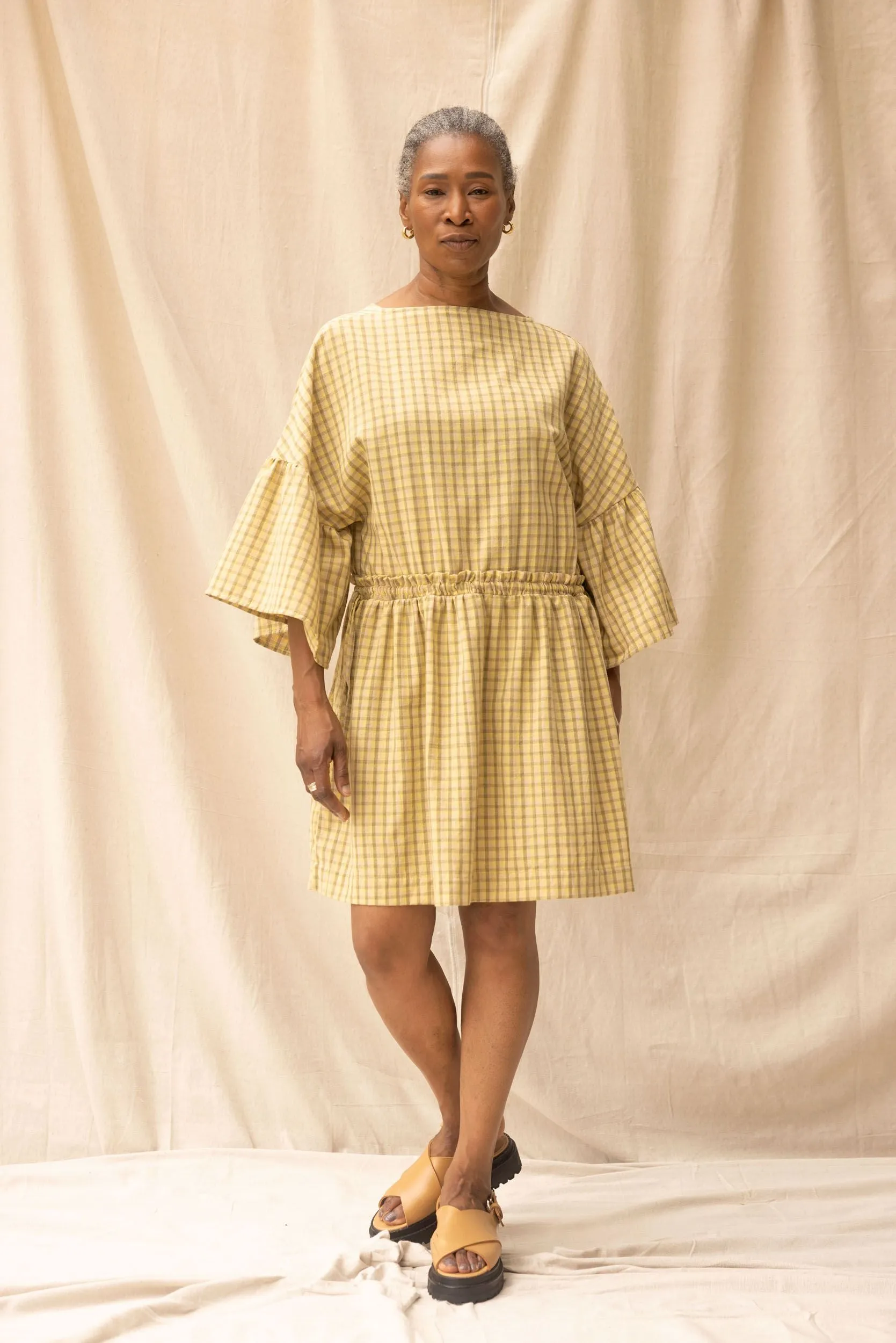 ReCreate Feild Dress - Daisy Check
