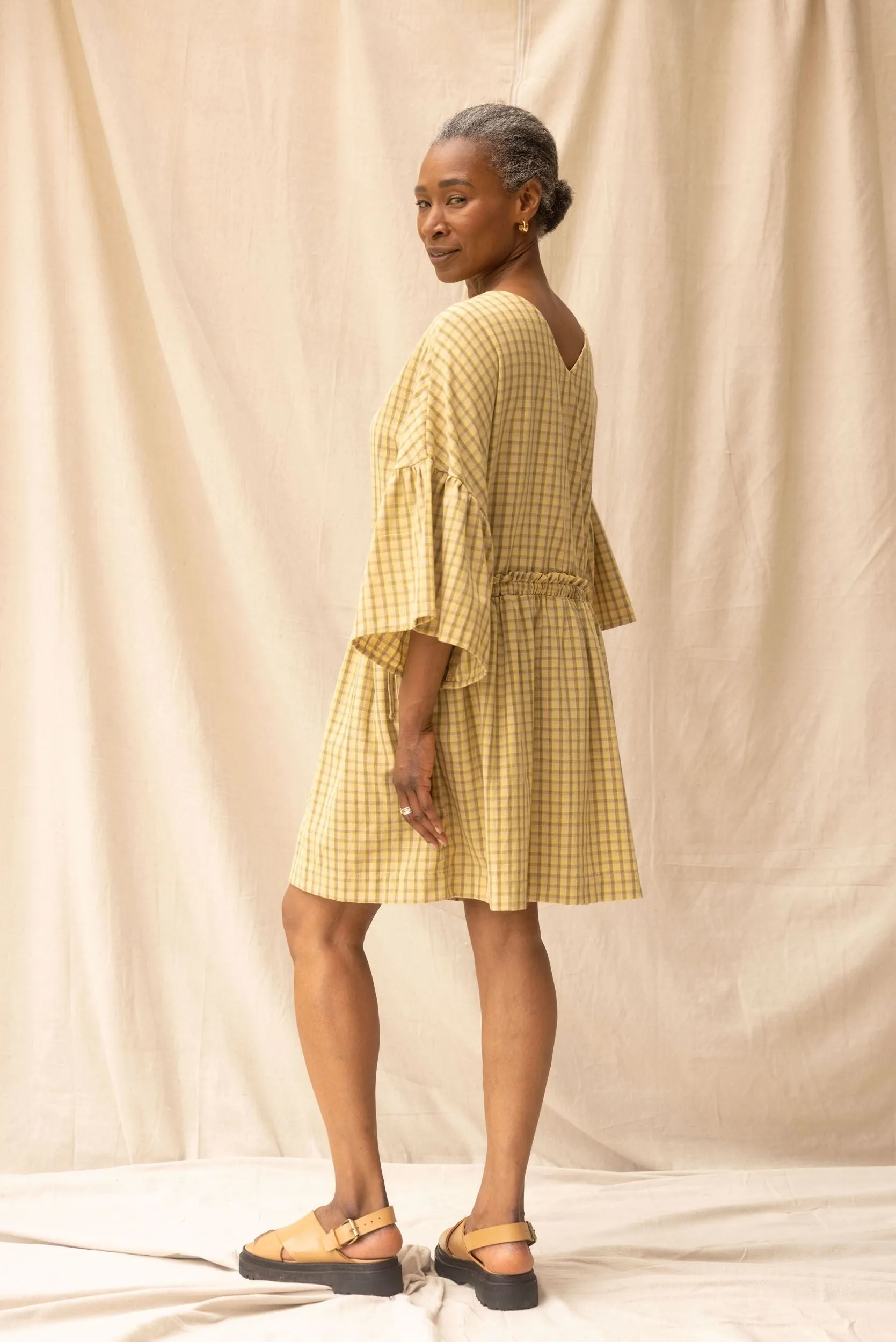 ReCreate Feild Dress - Daisy Check