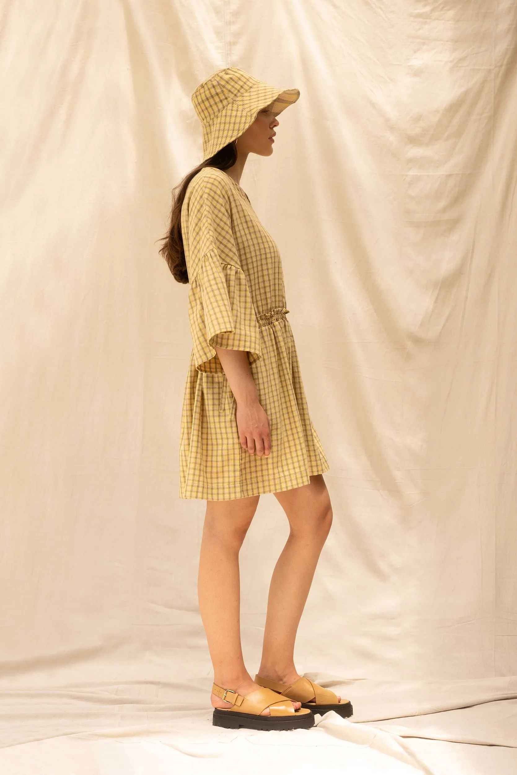 ReCreate Feild Dress - Daisy Check