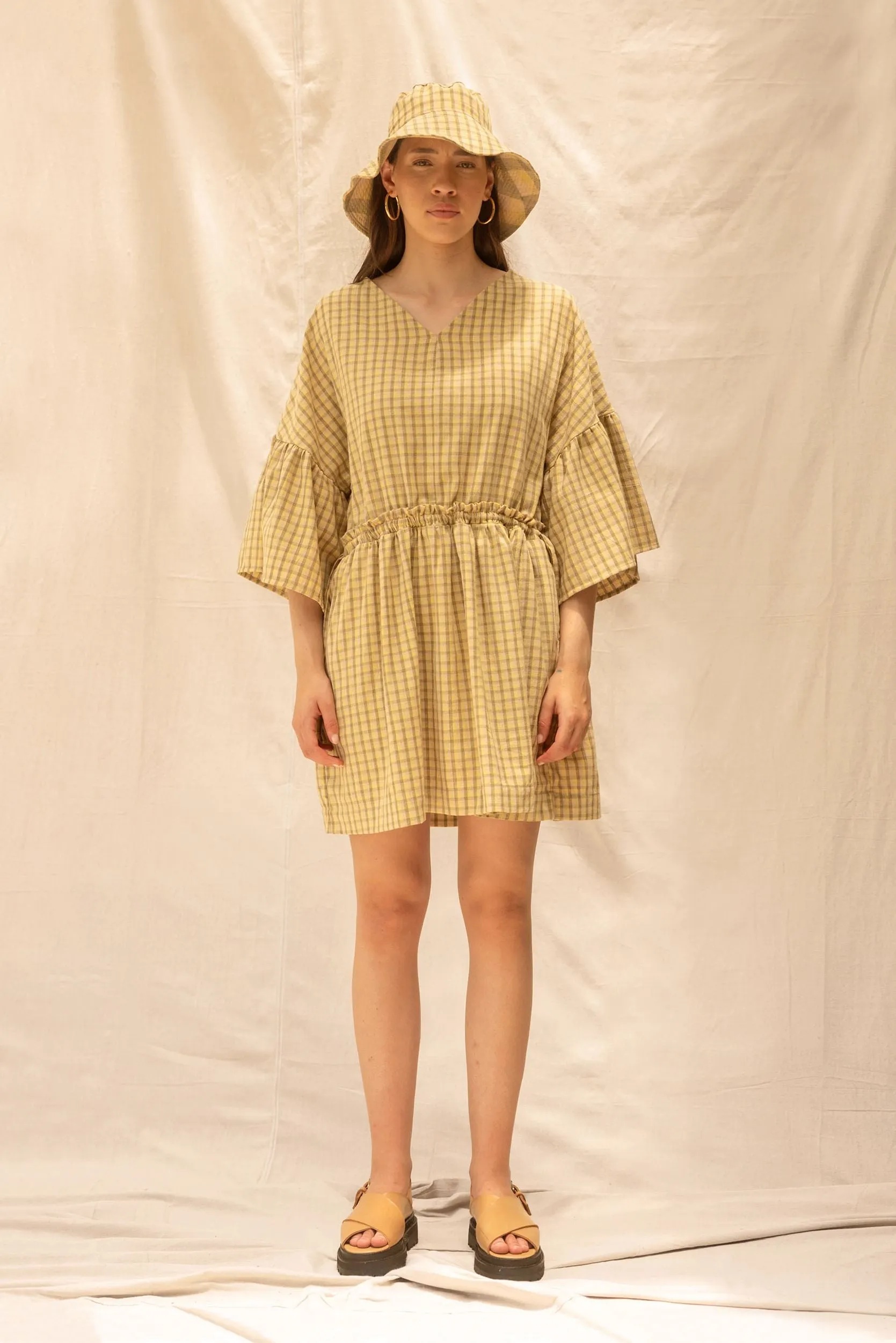 ReCreate Feild Dress - Daisy Check