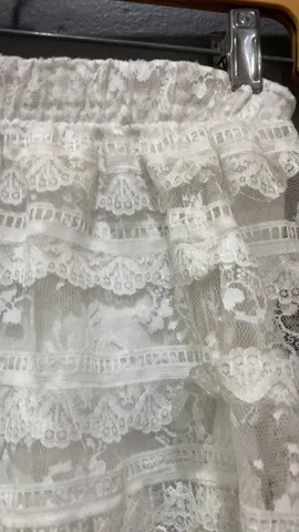 Reworked Lace Mini Skirt (AW24)