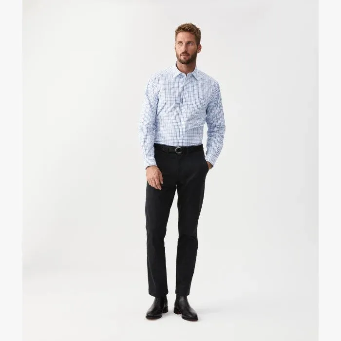 R.M.Williams - Collins Shirt - Check - Pale Blue/White