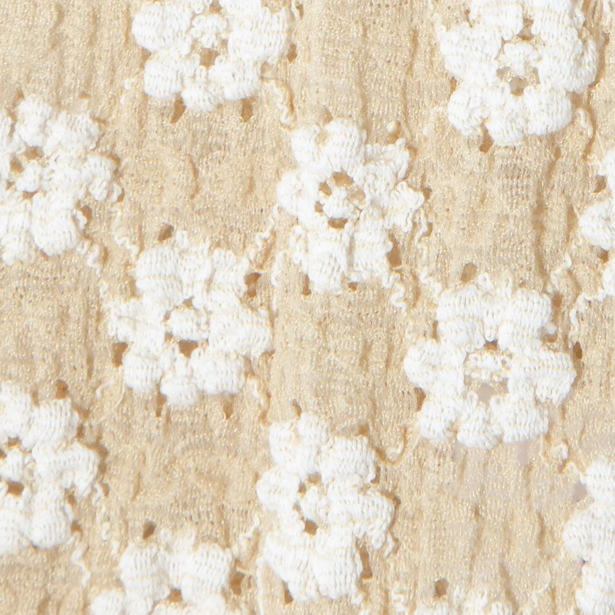 Rubi Dress Beige Floral Lace