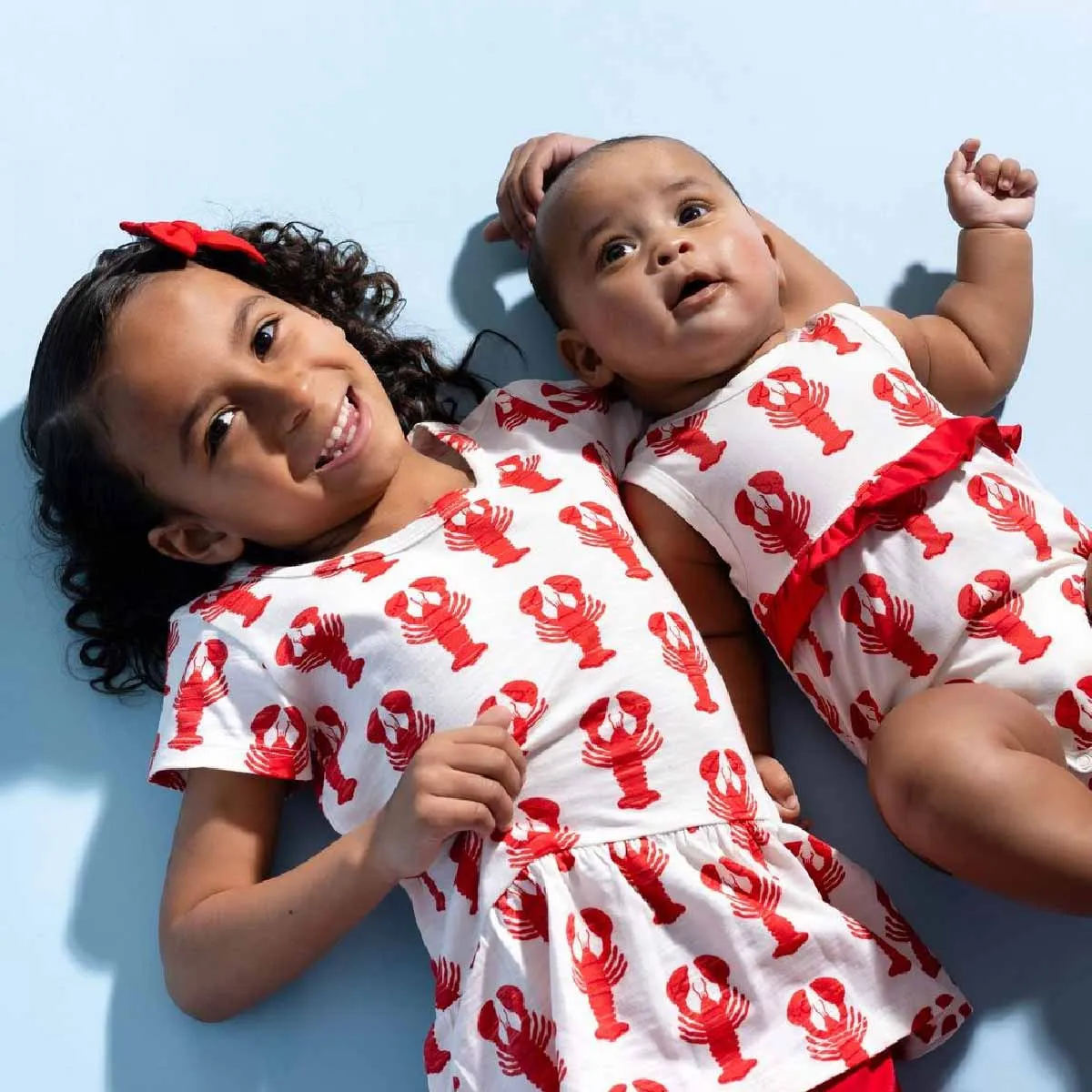 SALE - Sleeveless Bubble Bodysuit_Lobster Claws