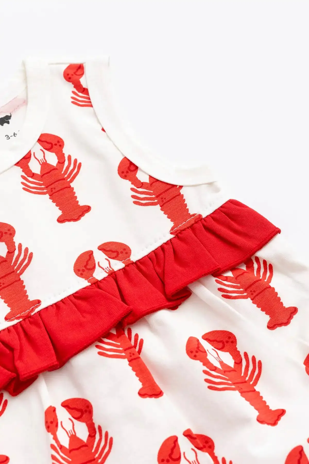 SALE - Sleeveless Bubble Bodysuit_Lobster Claws