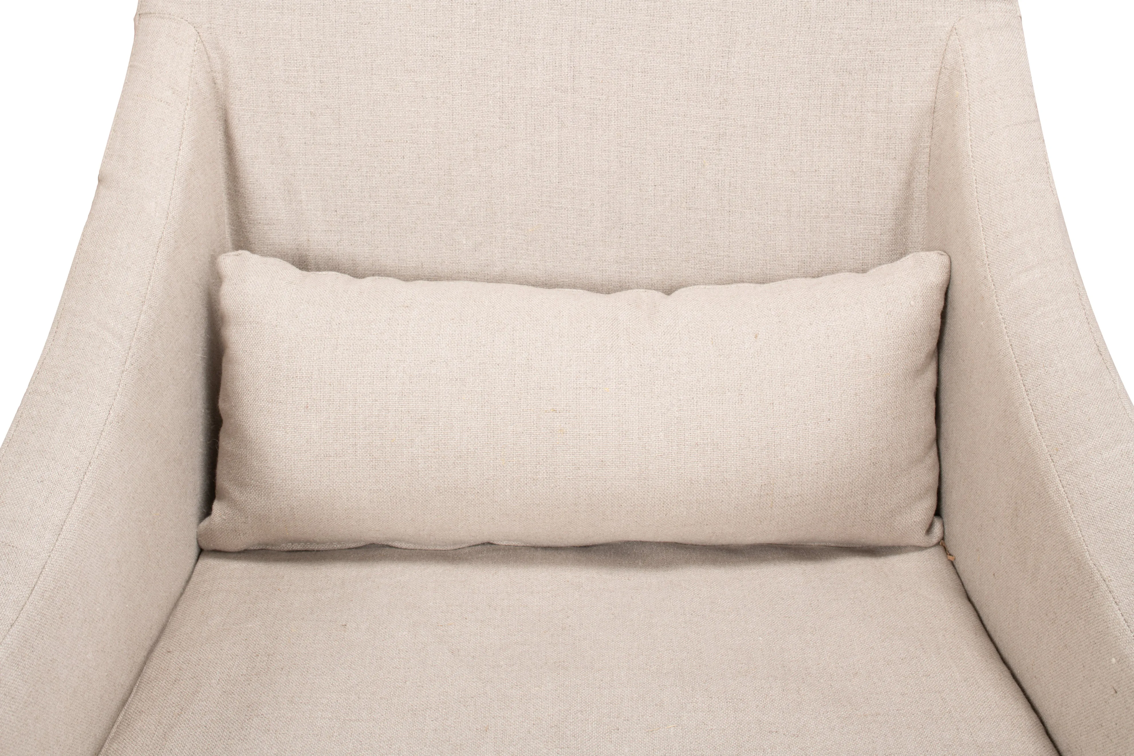 Sarreid - Skirted Arm Chair - Beige - Transitional