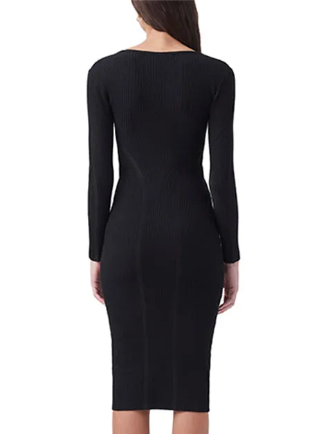 Simona Scoop Neck Midi Dress
