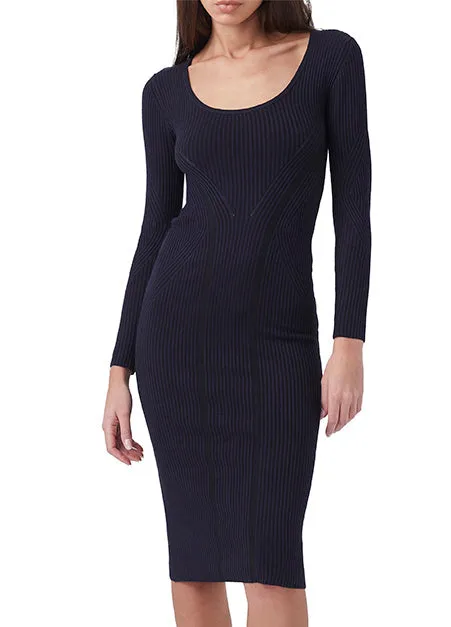 Simona Scoop Neck Midi Dress