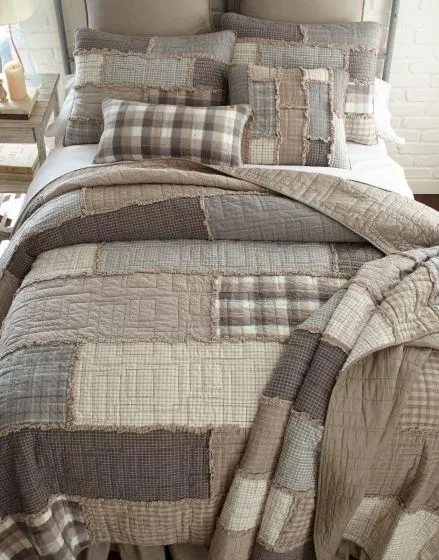 Smoky Cobblestone Quilted Collection