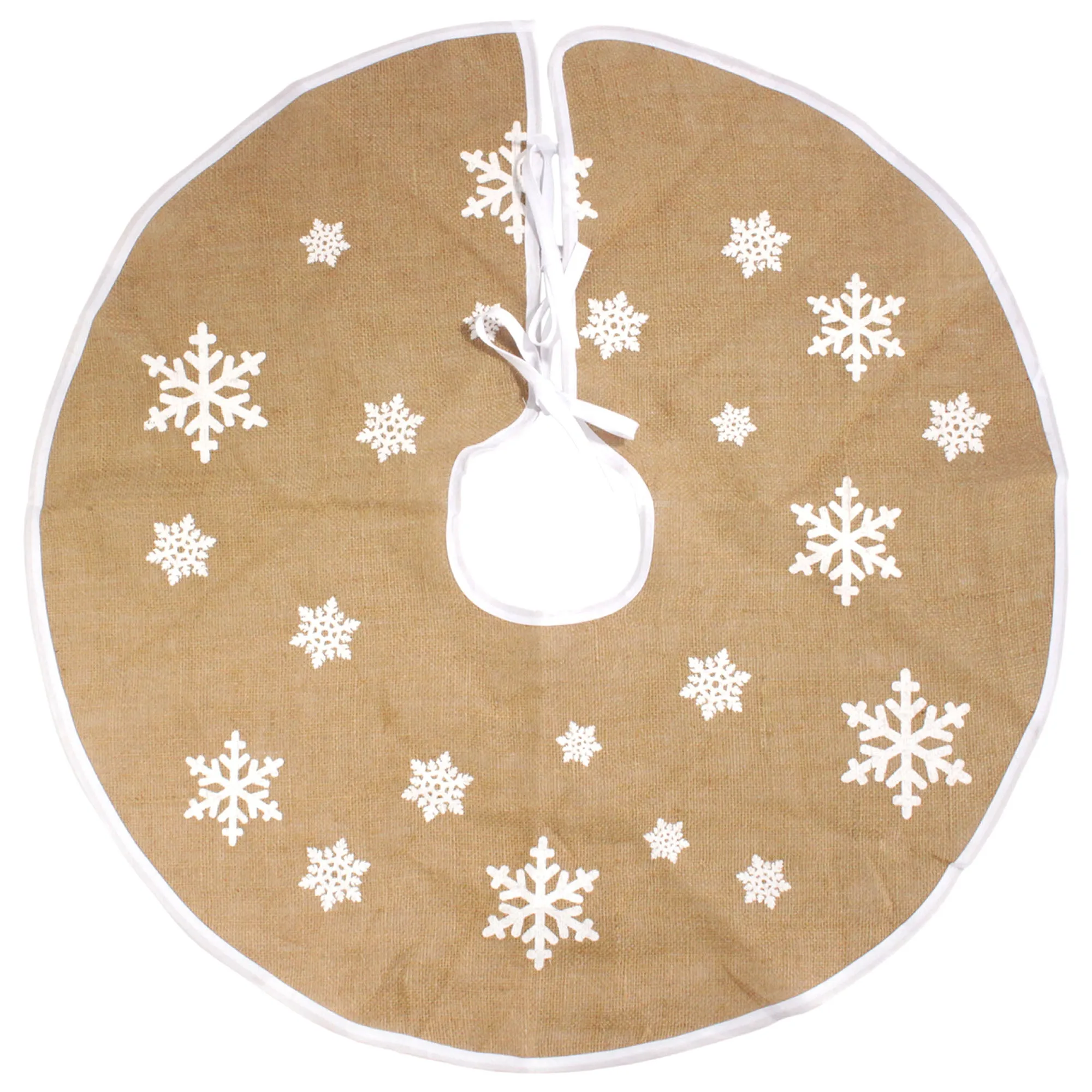 Snowflake Christmas Tree Skirt