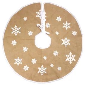 Snowflake Christmas Tree Skirt