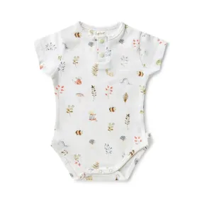 Snuggle Hunny SS Bodysuit - Garden Friends
