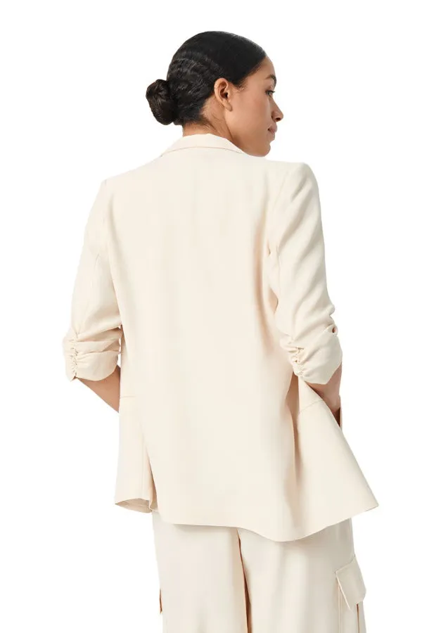 Soaked Womens Shirley Blazer Sandshell