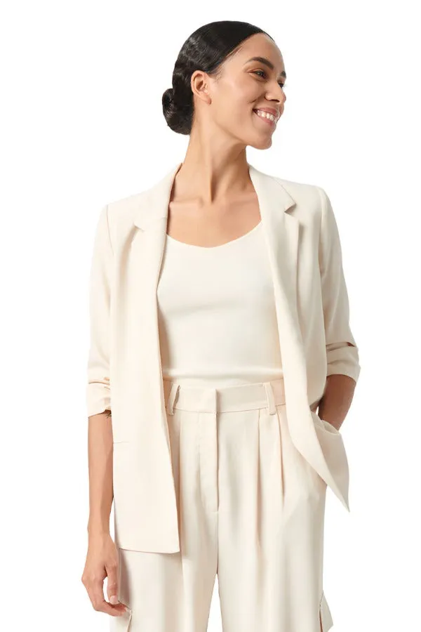 Soaked Womens Shirley Blazer Sandshell