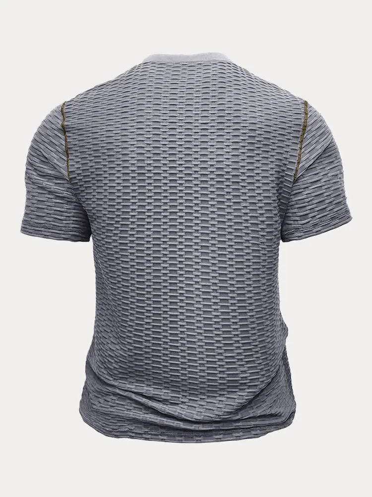 Stylish Breathable Henley Shirt