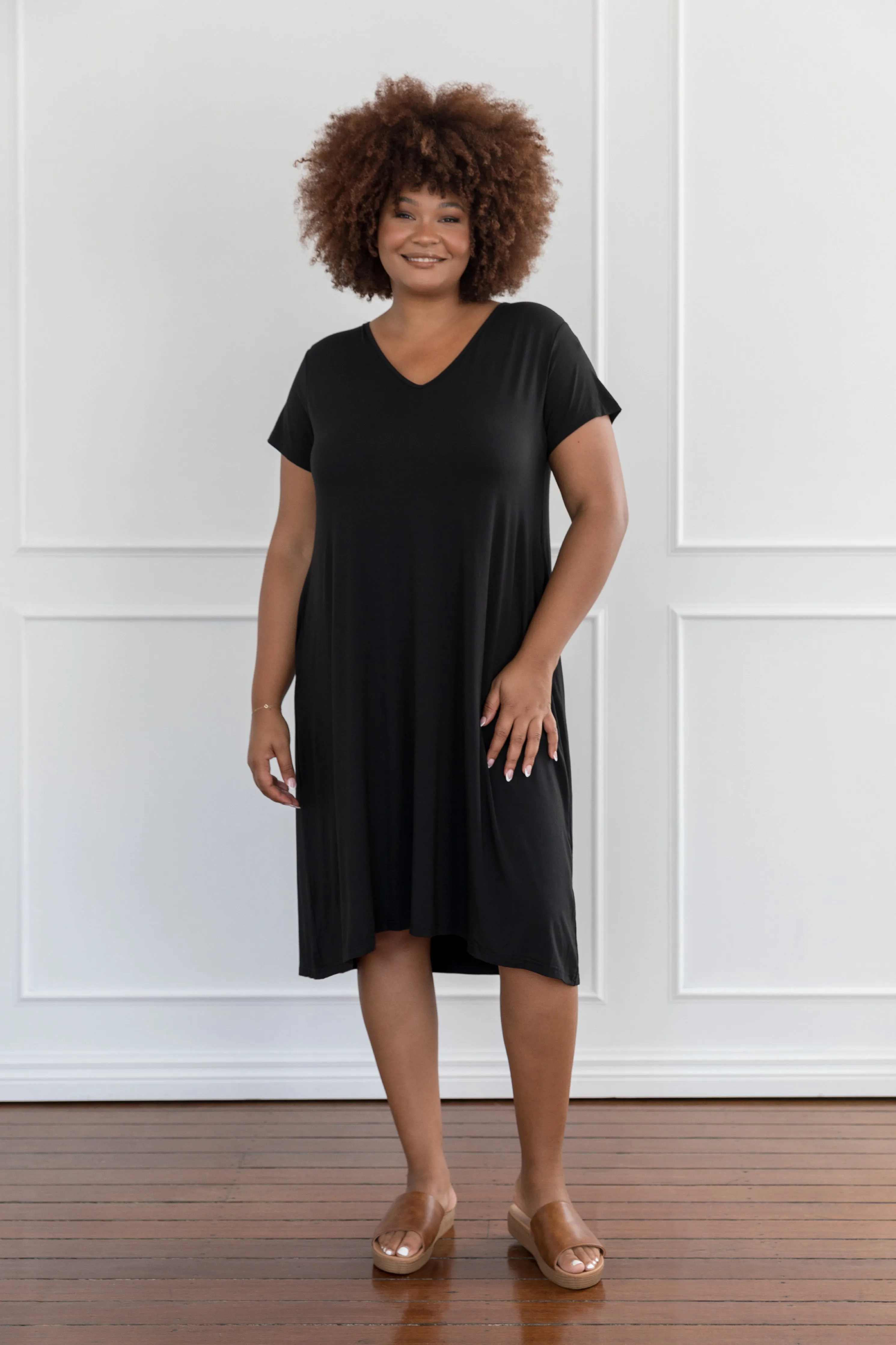 T-Shirt Dress | Black