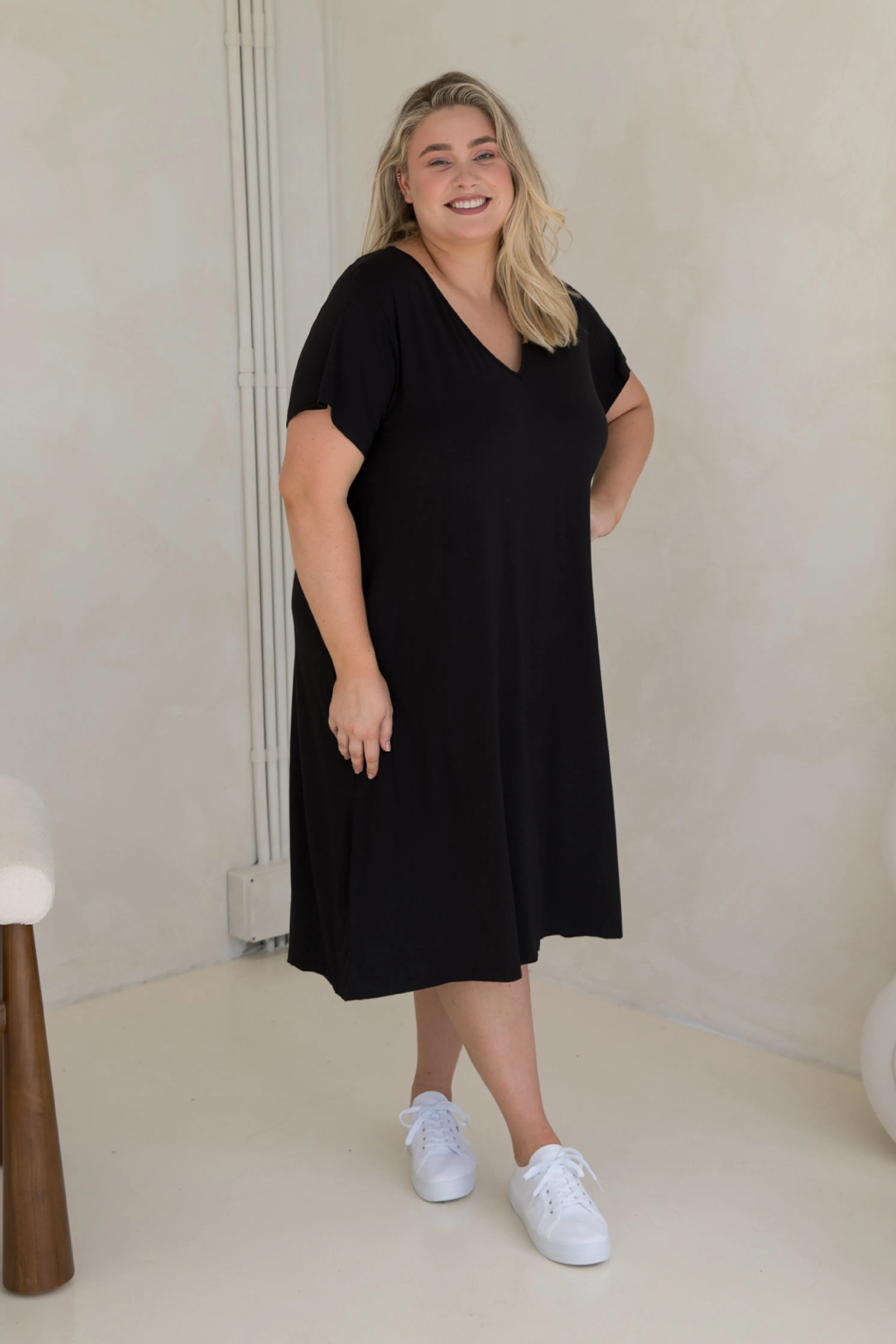 T-Shirt Dress | Black