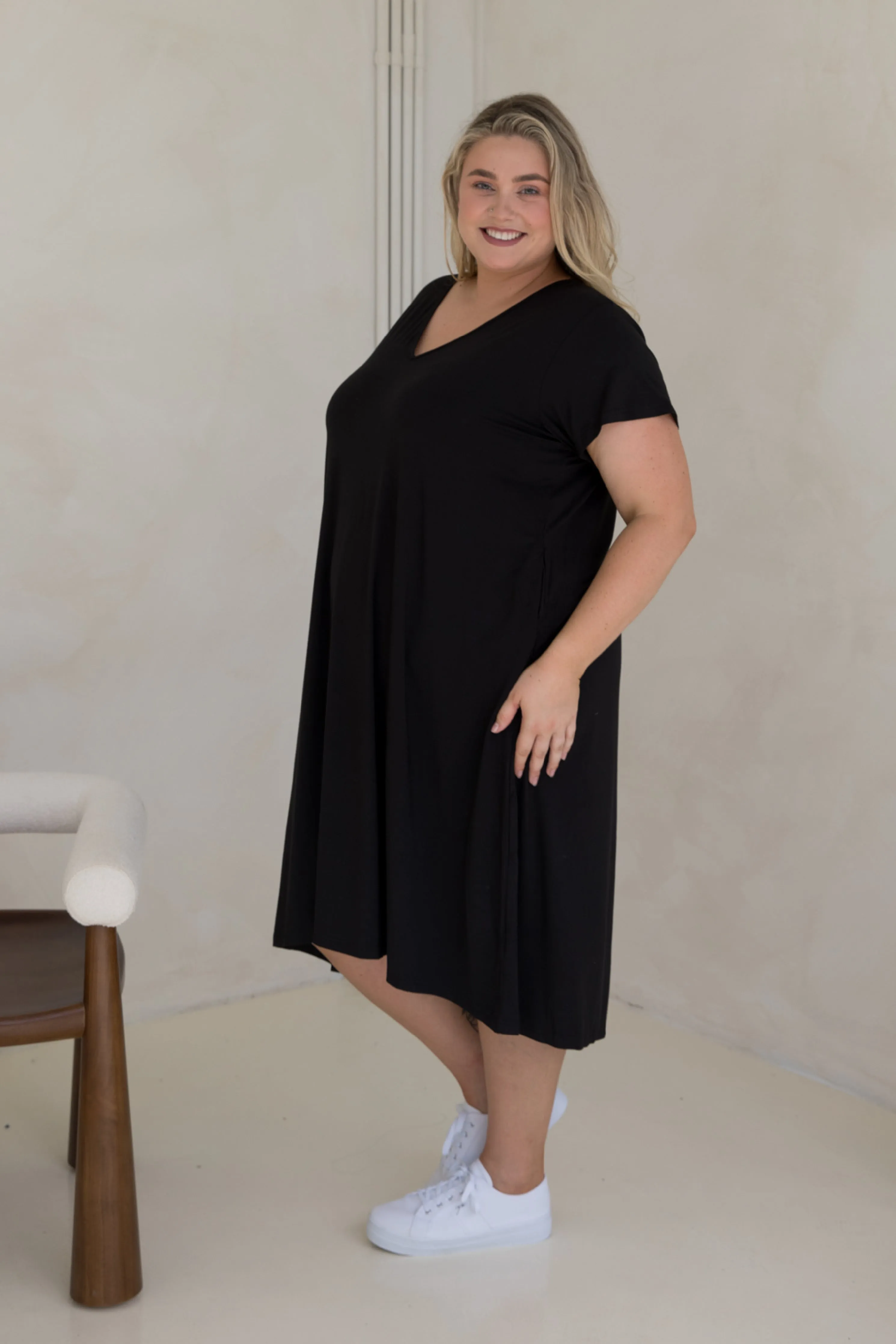 T-Shirt Dress | Black