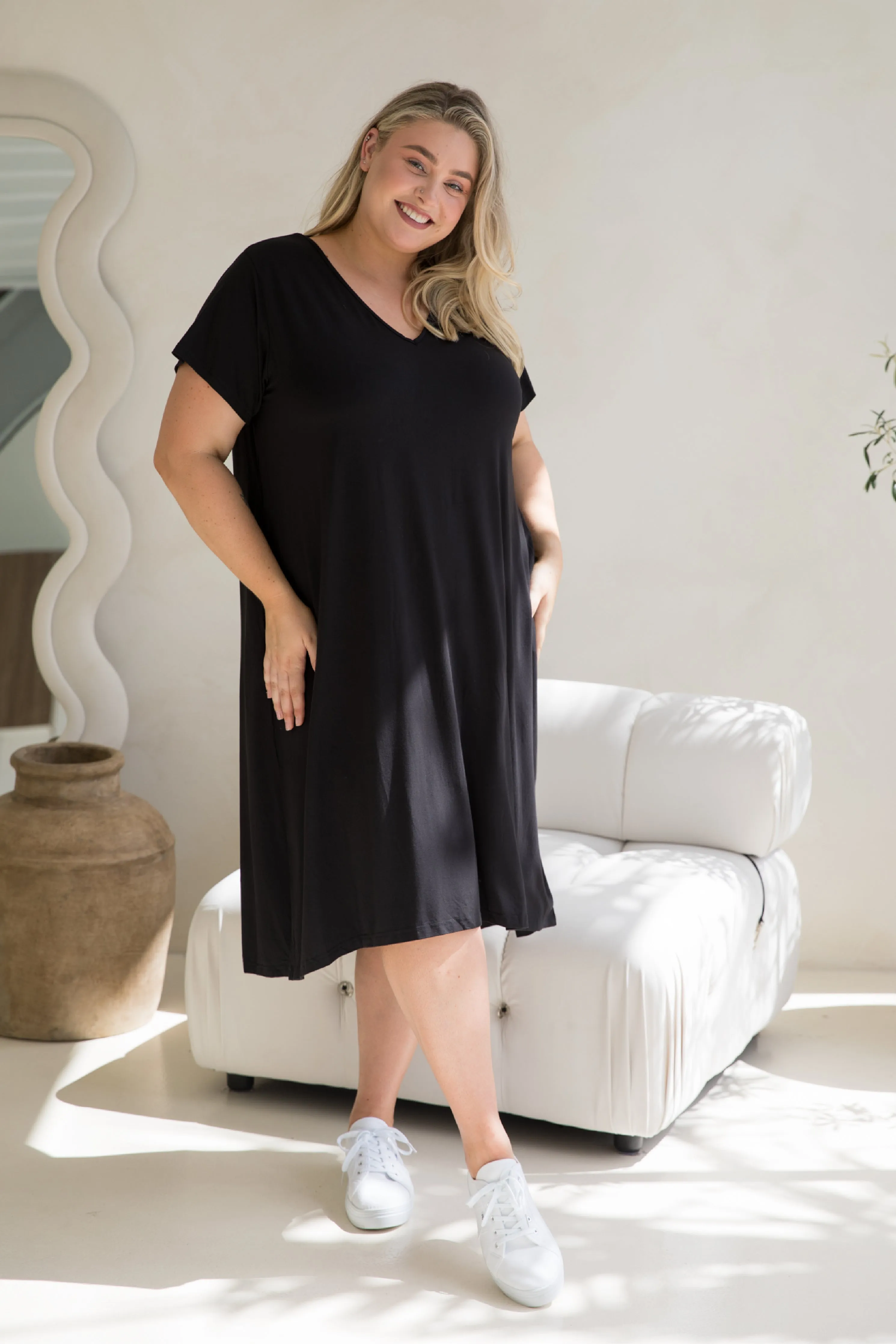 T-Shirt Dress | Black
