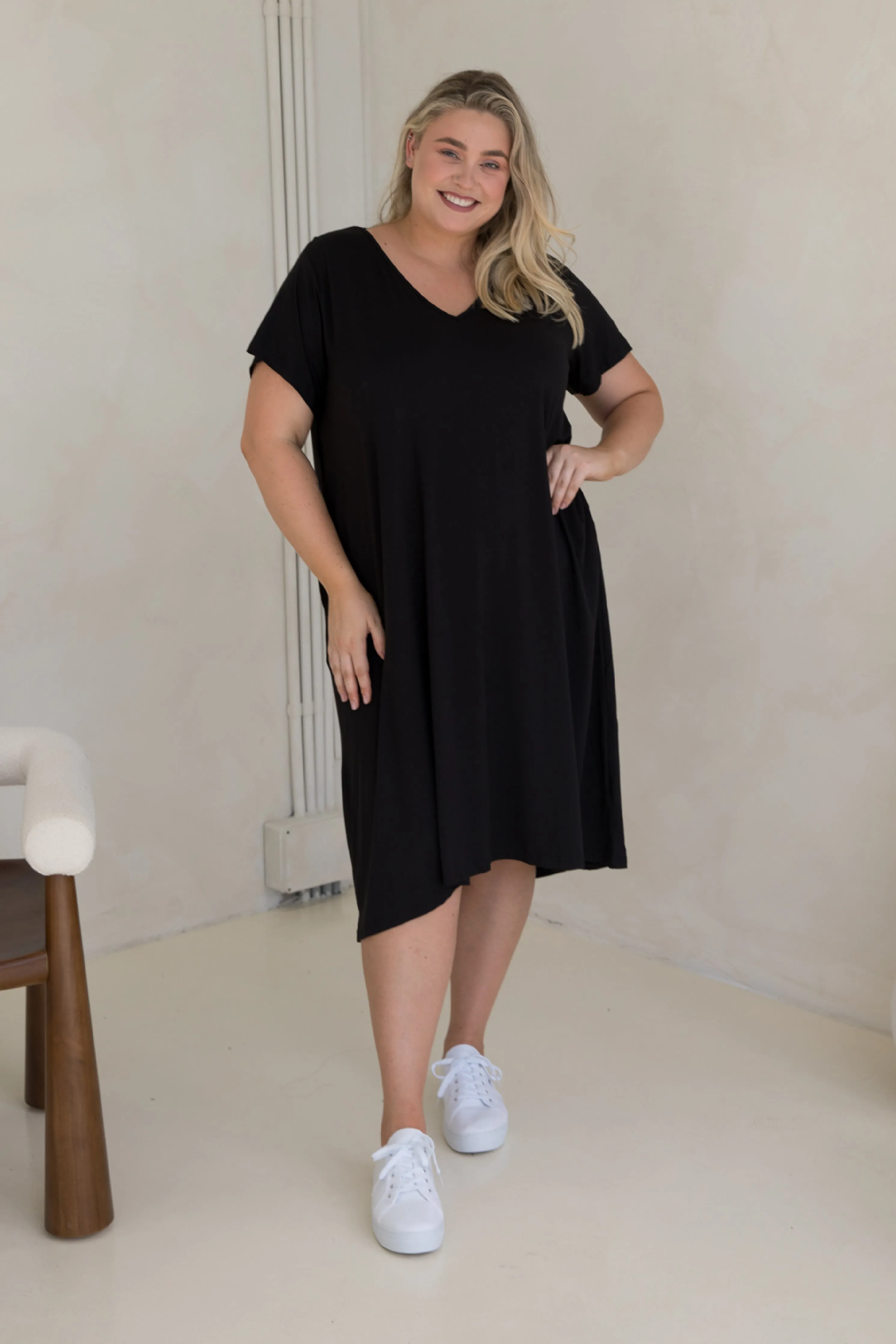 T-Shirt Dress | Black