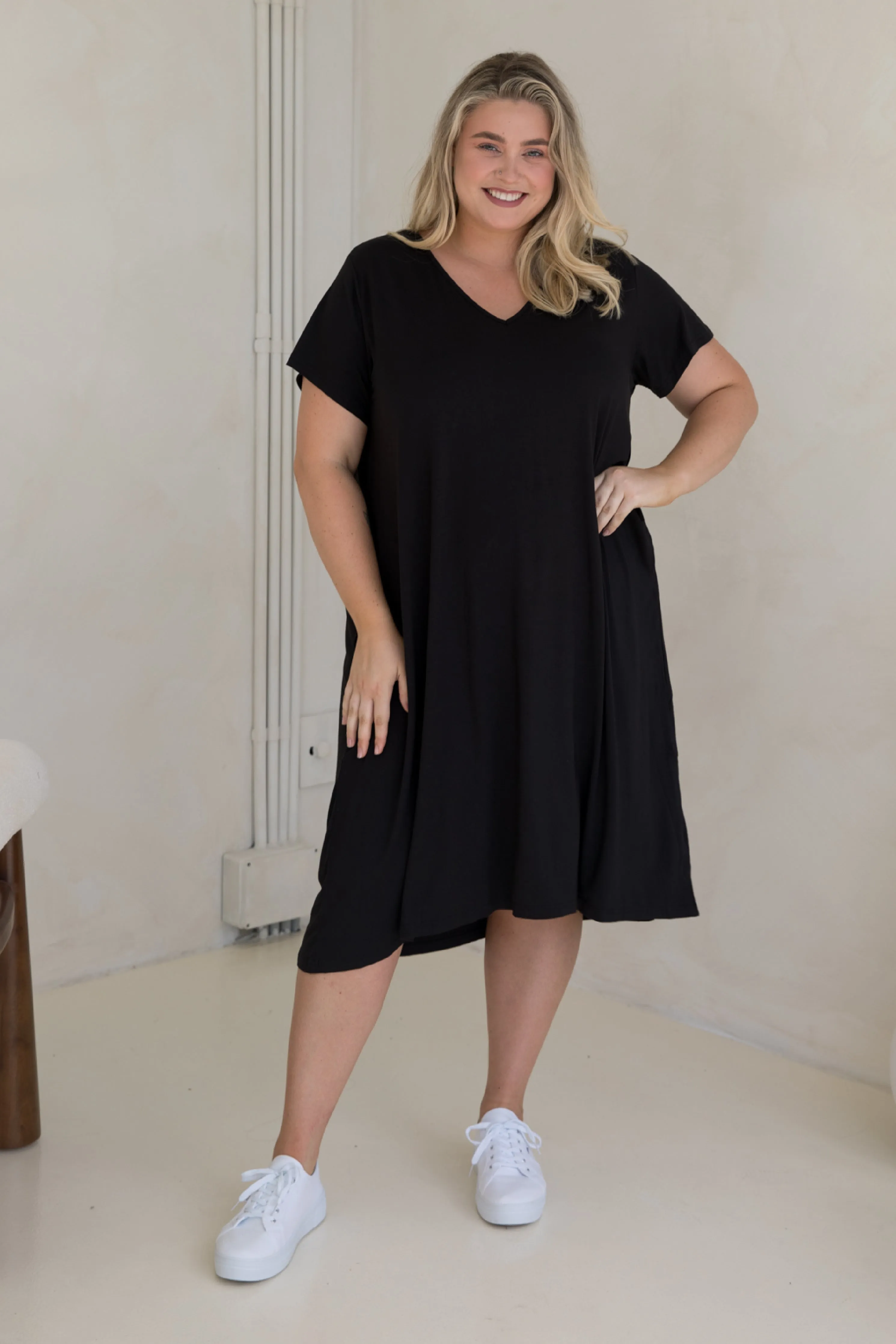 T-Shirt Dress | Black