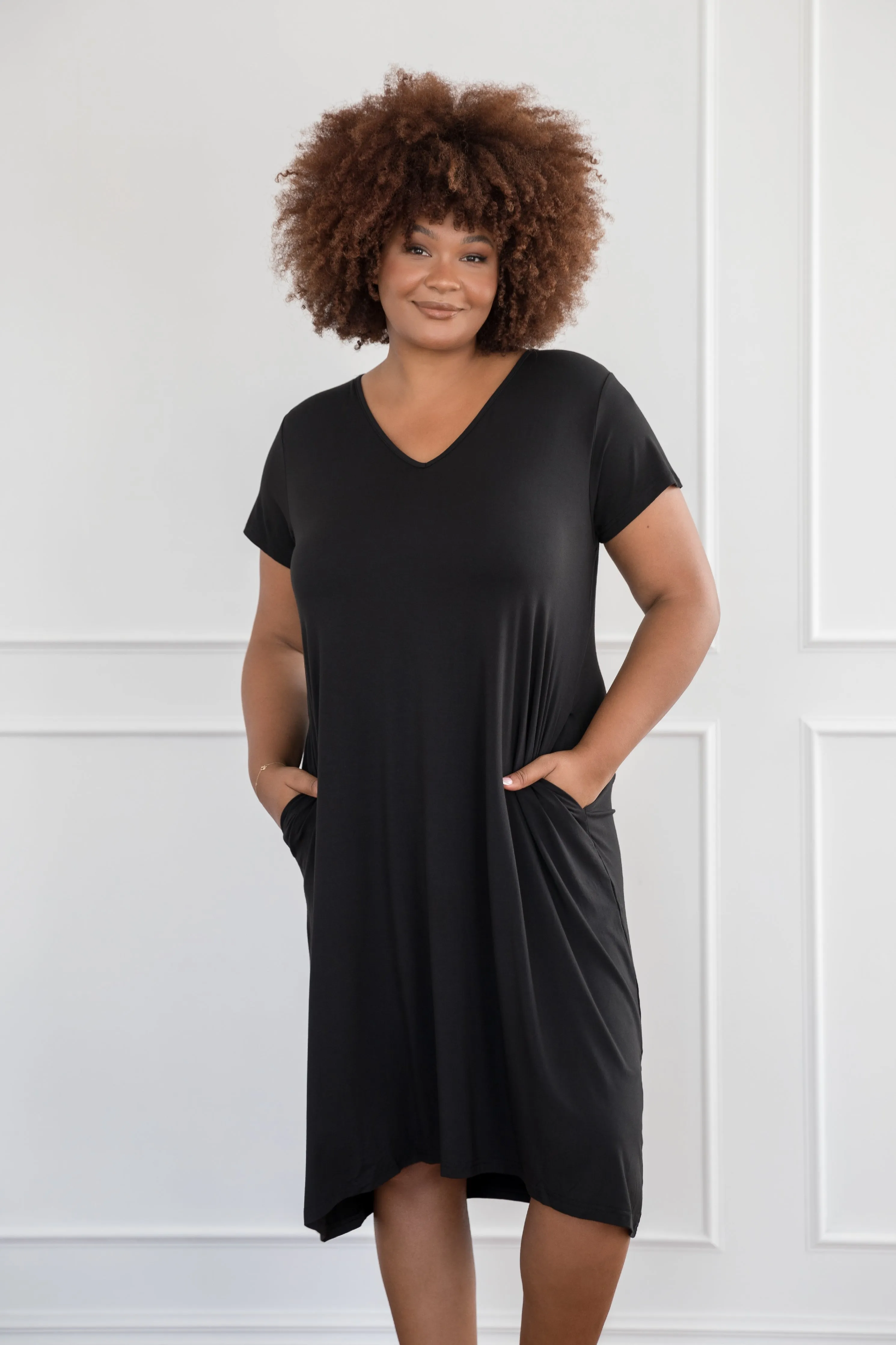 T-Shirt Dress | Black