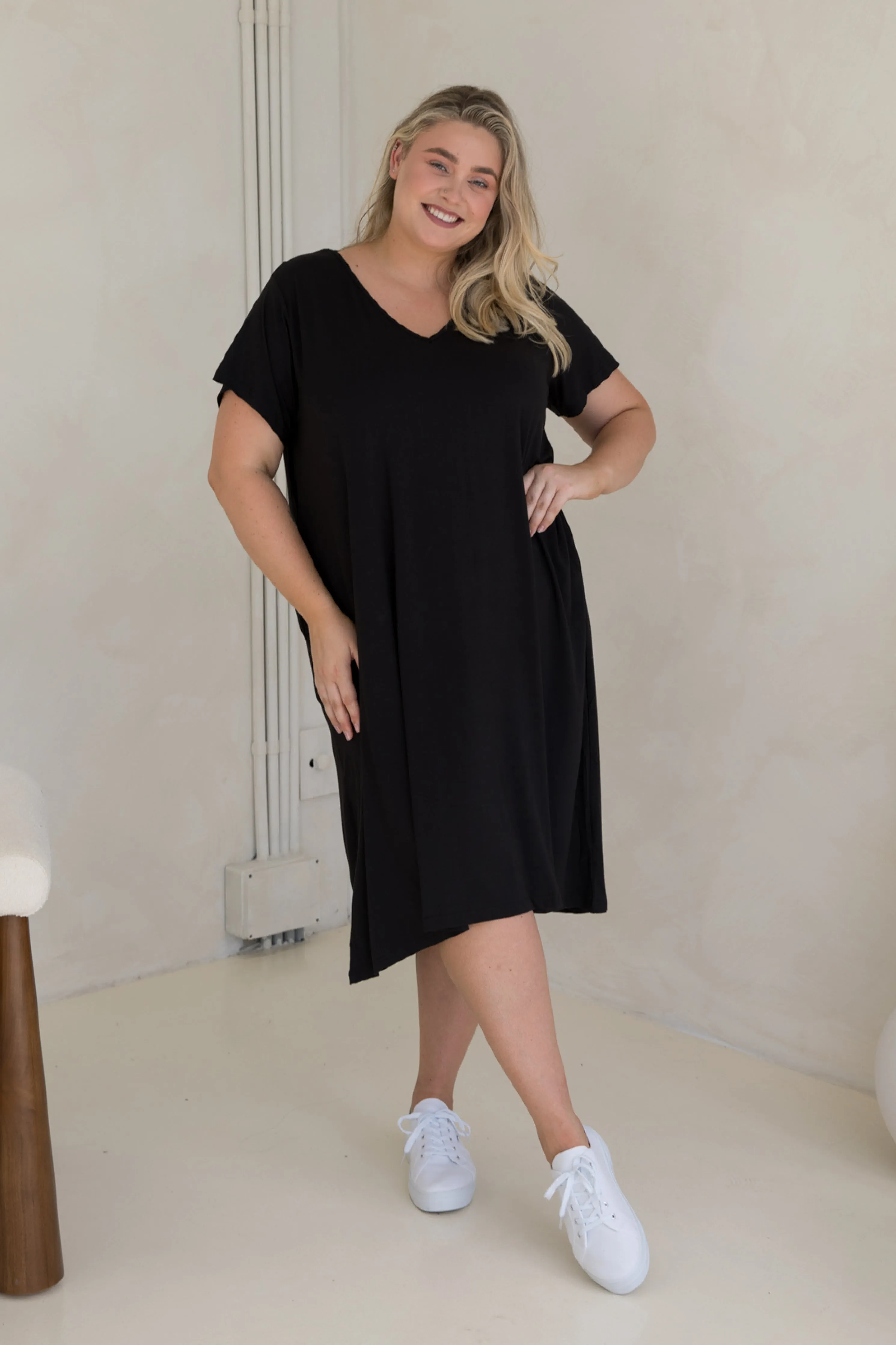 T-Shirt Dress | Black
