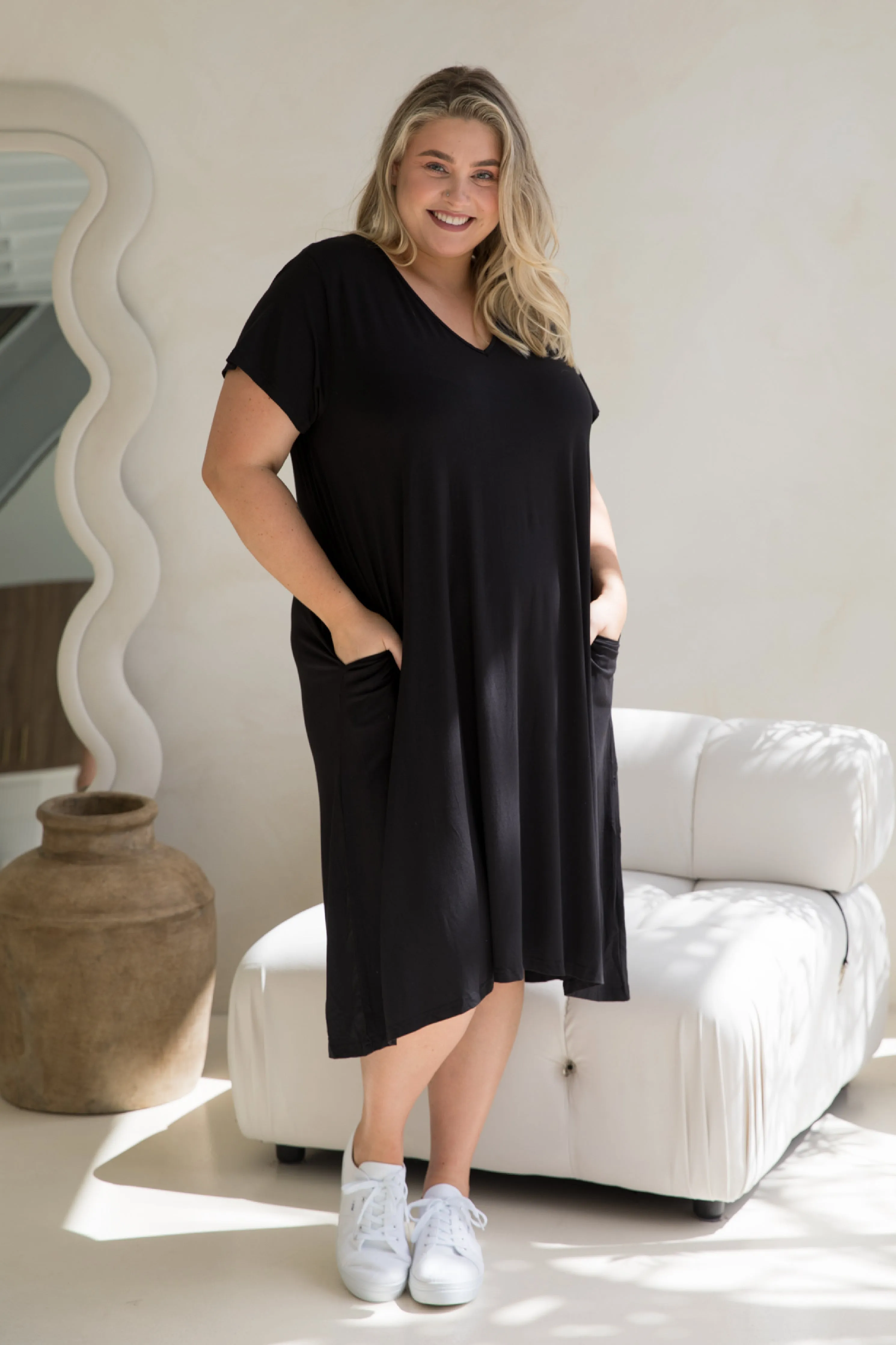 T-Shirt Dress | Black