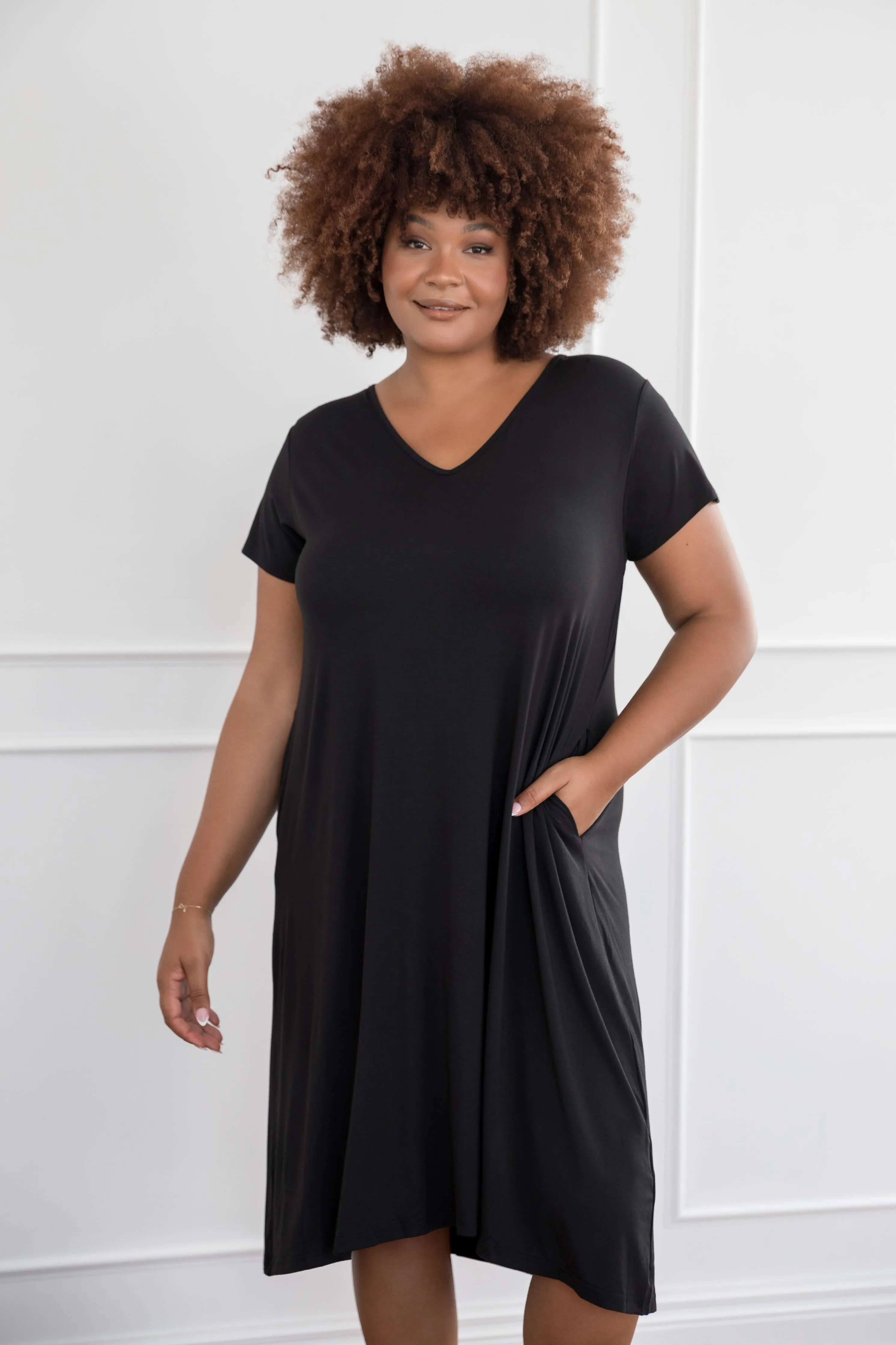 T-Shirt Dress | Black