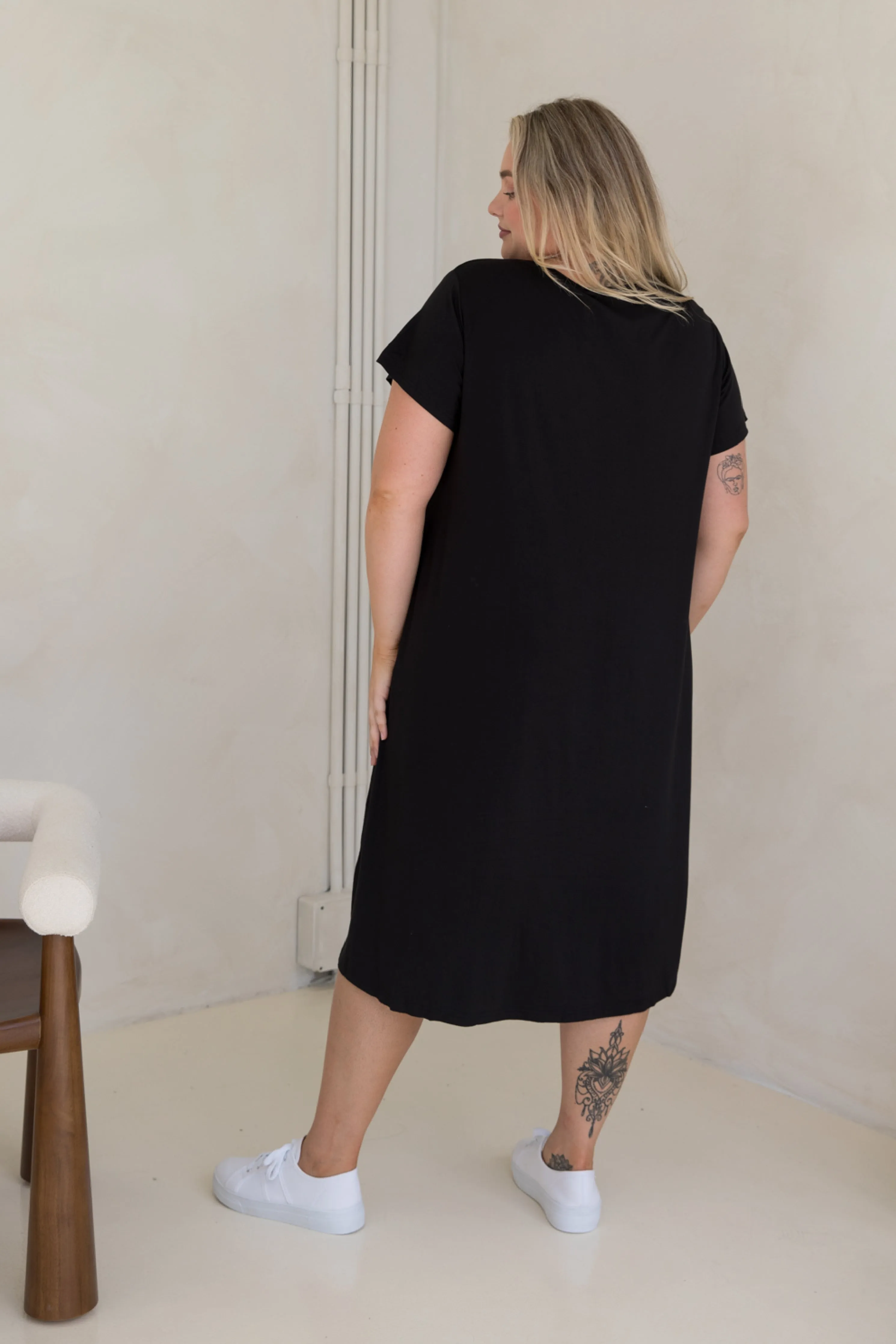 T-Shirt Dress | Black