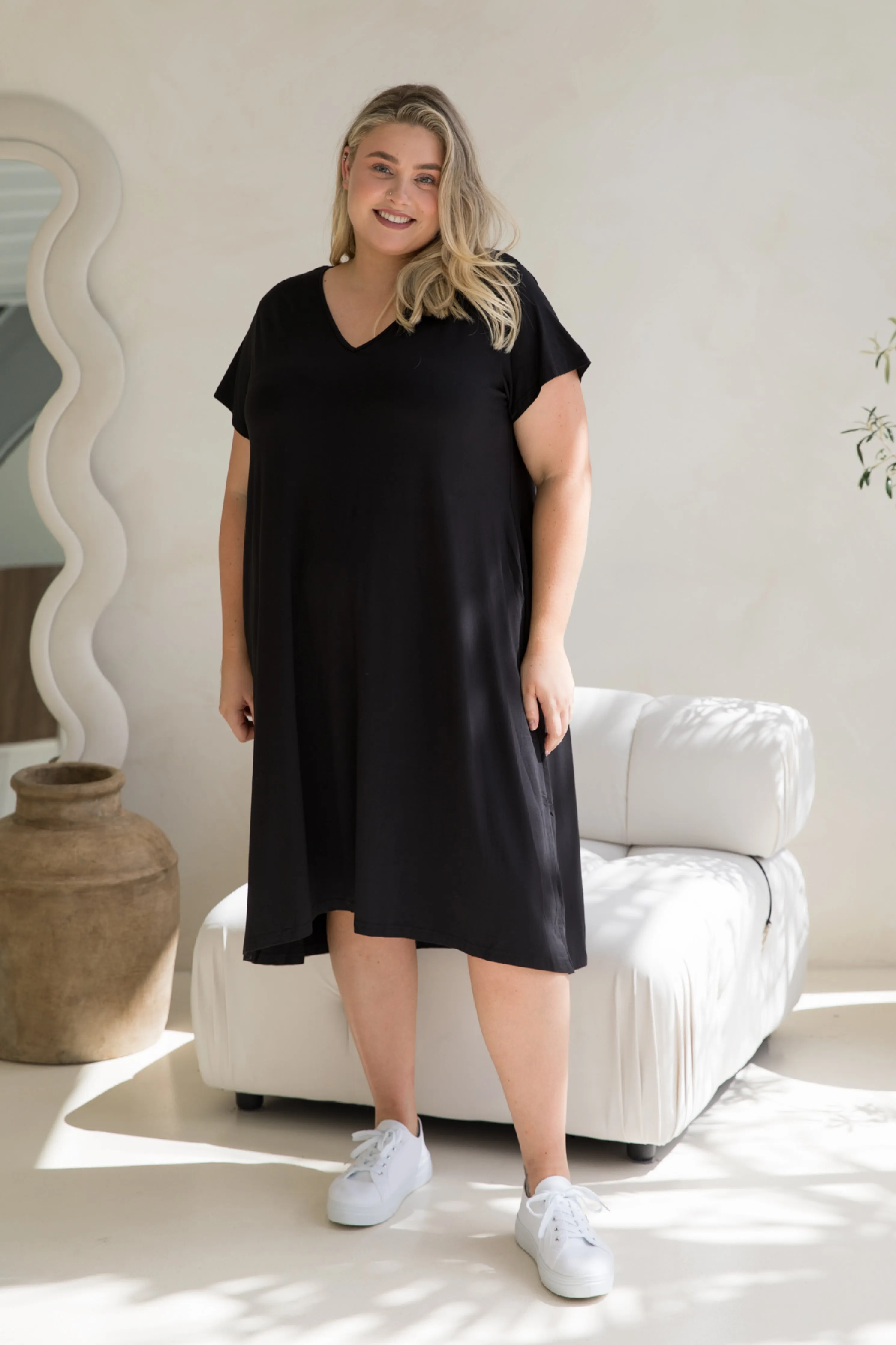 T-Shirt Dress | Black