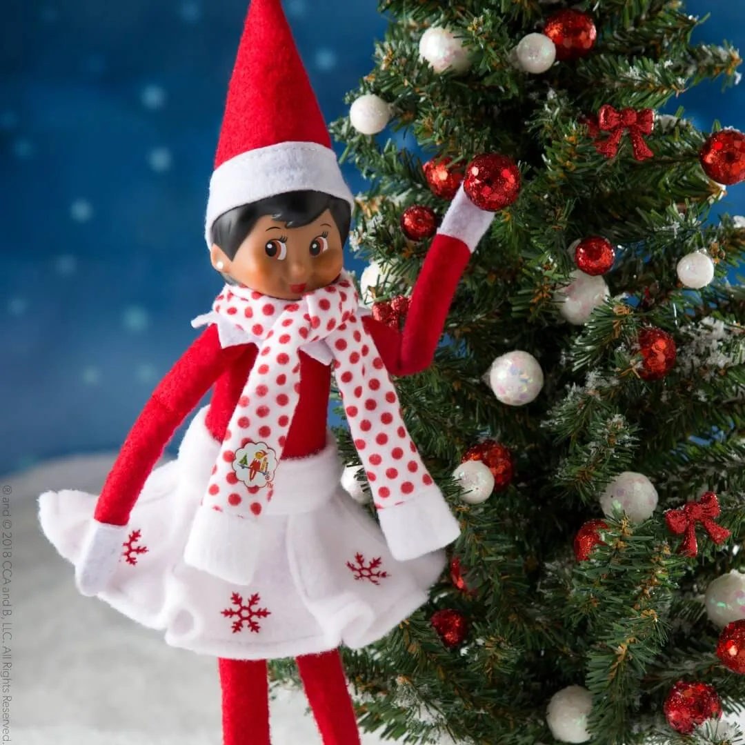 The Elf on the Shelf® Claus Couture Collection® Snowflake Skirt & Scarf