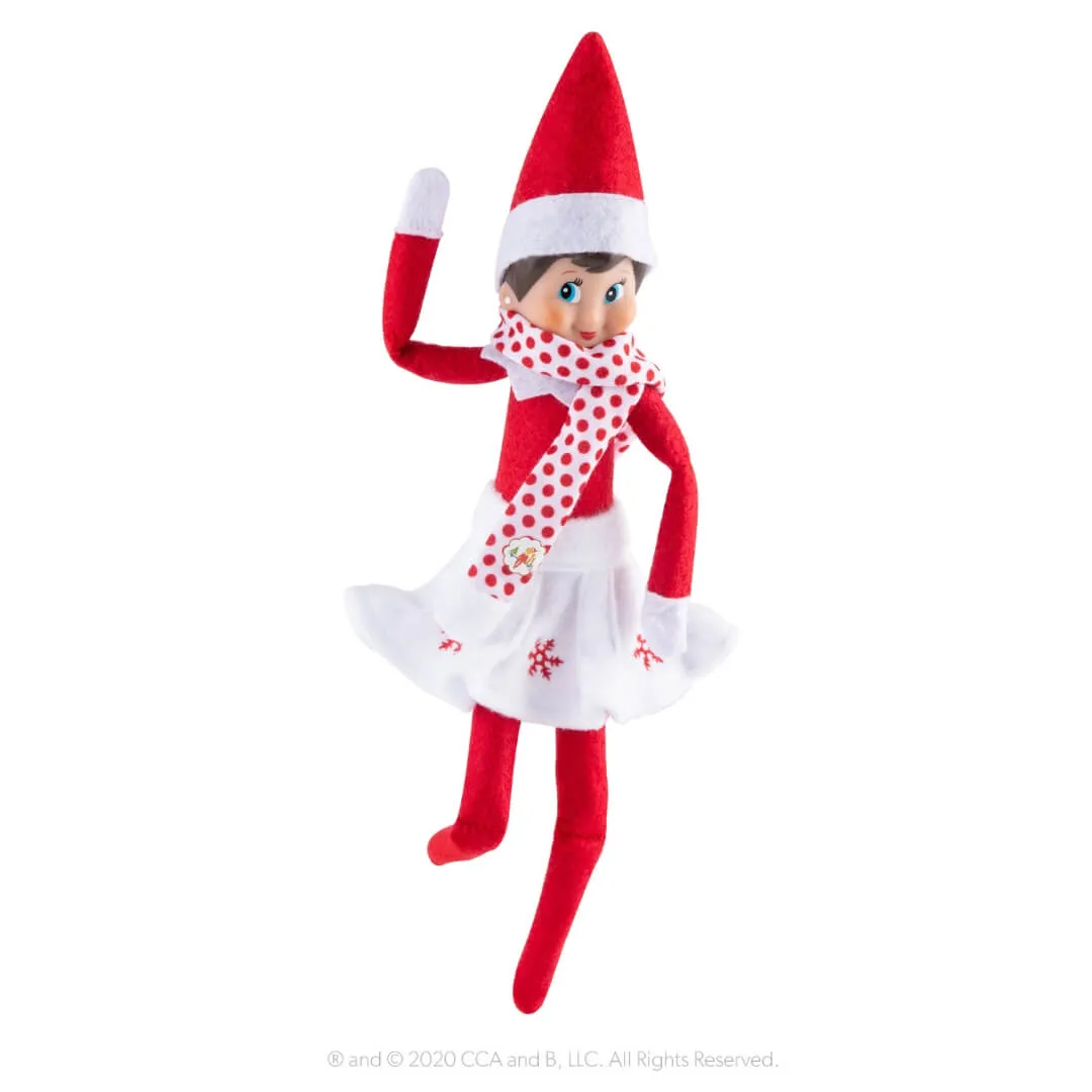 The Elf on the Shelf® Claus Couture Collection® Snowflake Skirt & Scarf