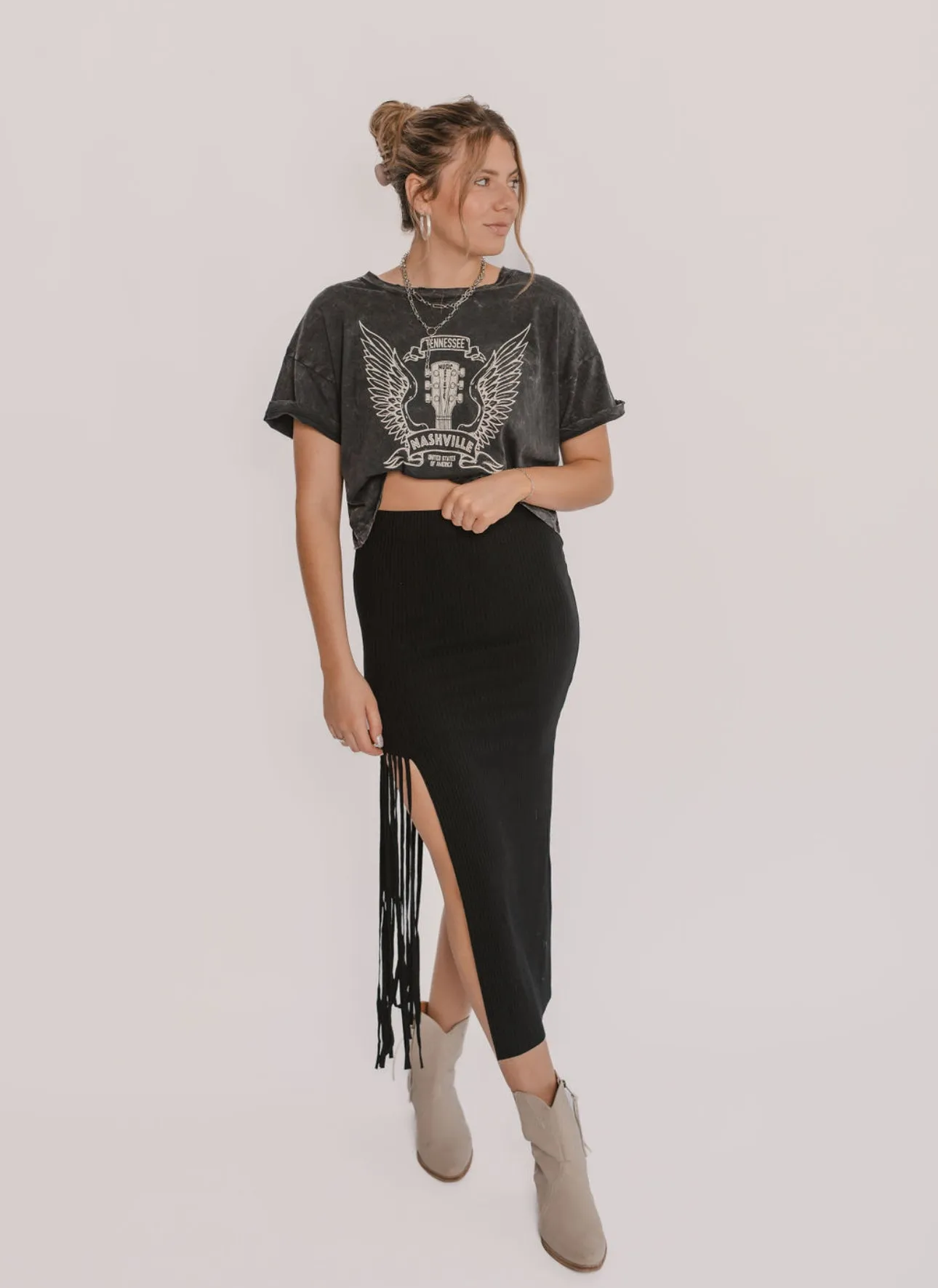 The Fringe Maxi Skirt