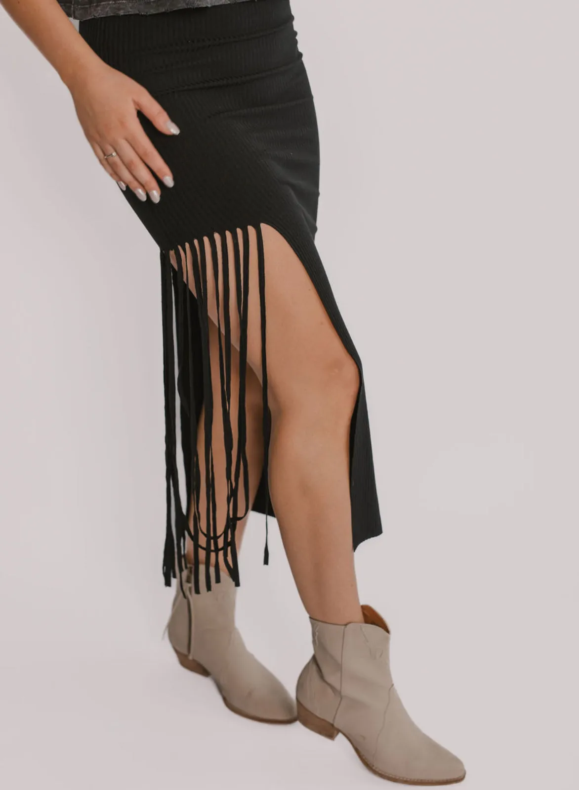 The Fringe Maxi Skirt