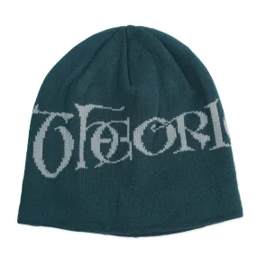 THEORIES SECRETUM JAQUARD KNIT BEANIE MARINE