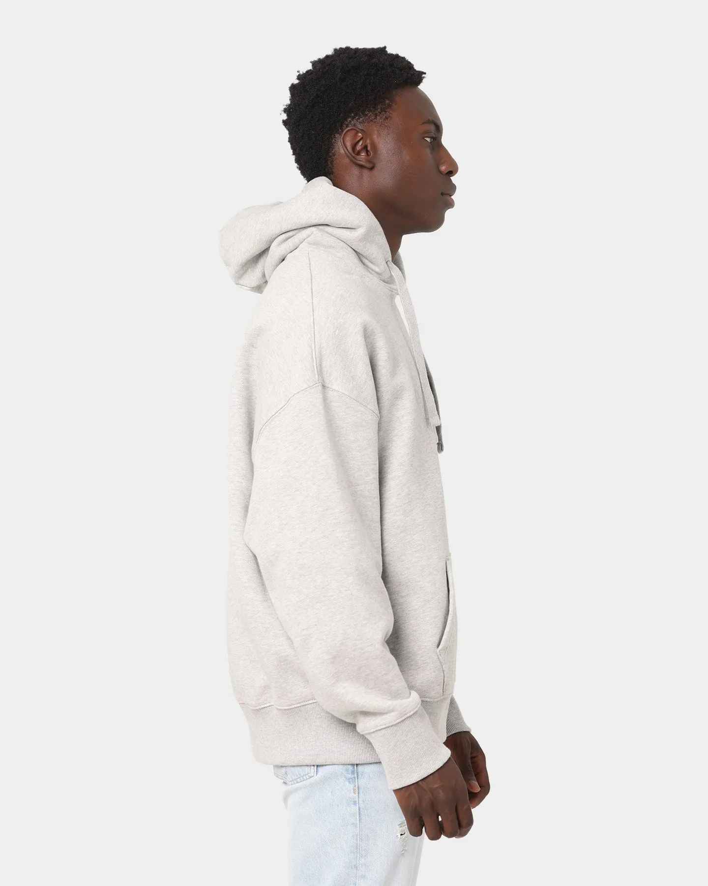 Tommy Jeans Tommy Badge Hoodie Light Grey Heather