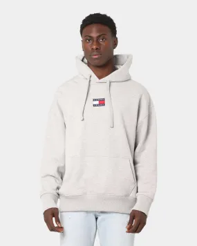 Tommy Jeans Tommy Badge Hoodie Light Grey Heather